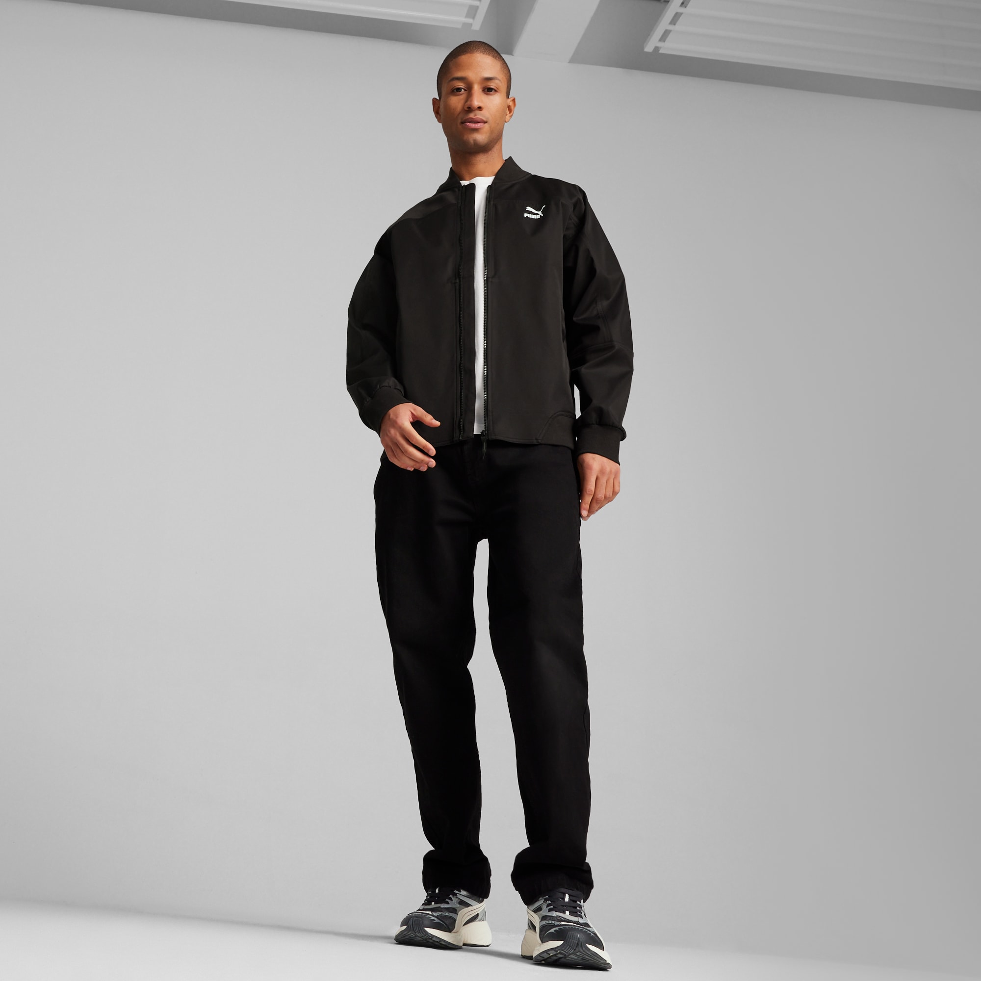 Puma bomber jacket mens clearance