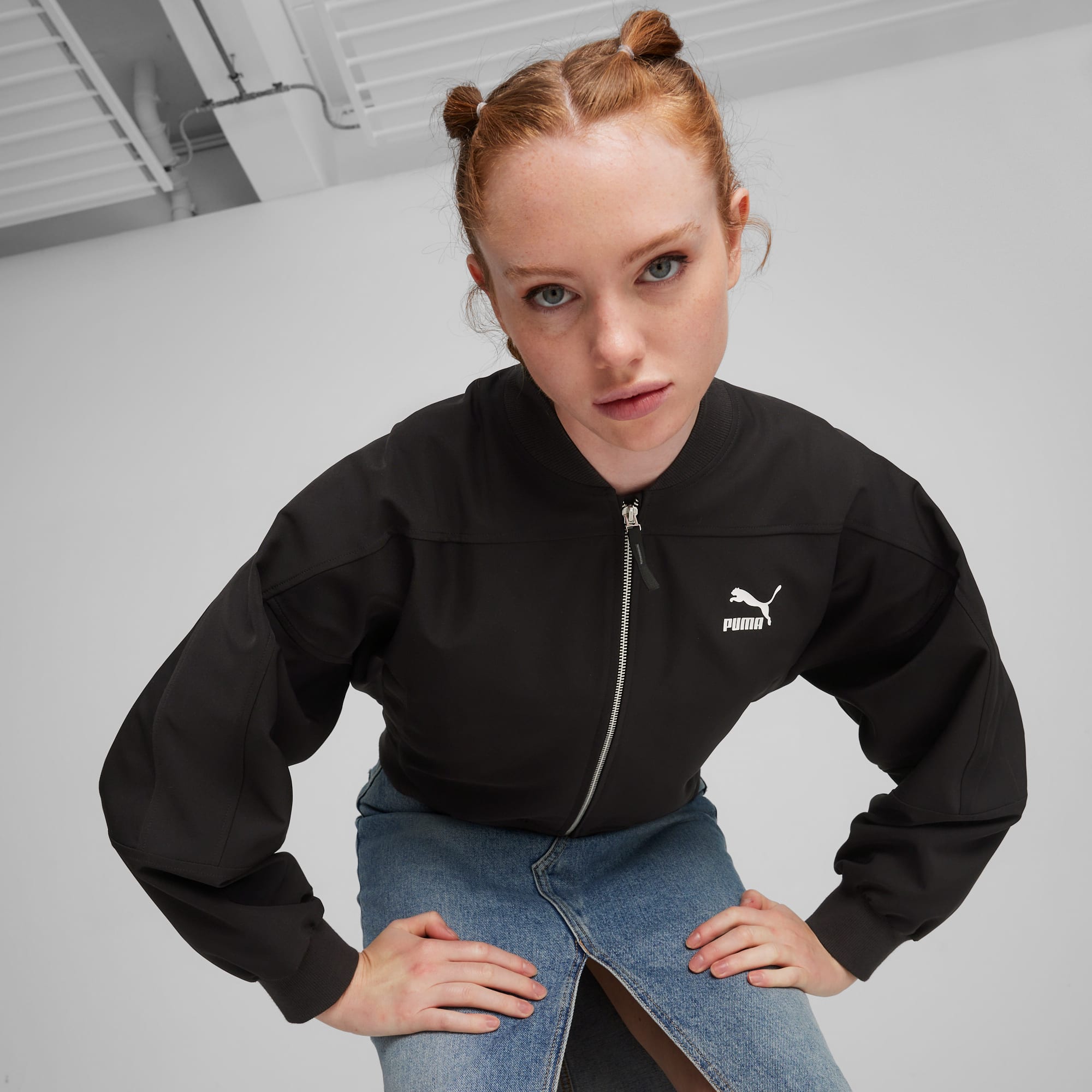 Classics Shiny Bomberjacke Damen
