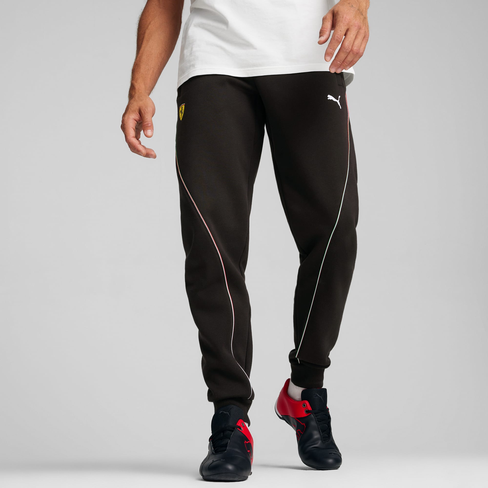 Puma sweatpants mens black clearance