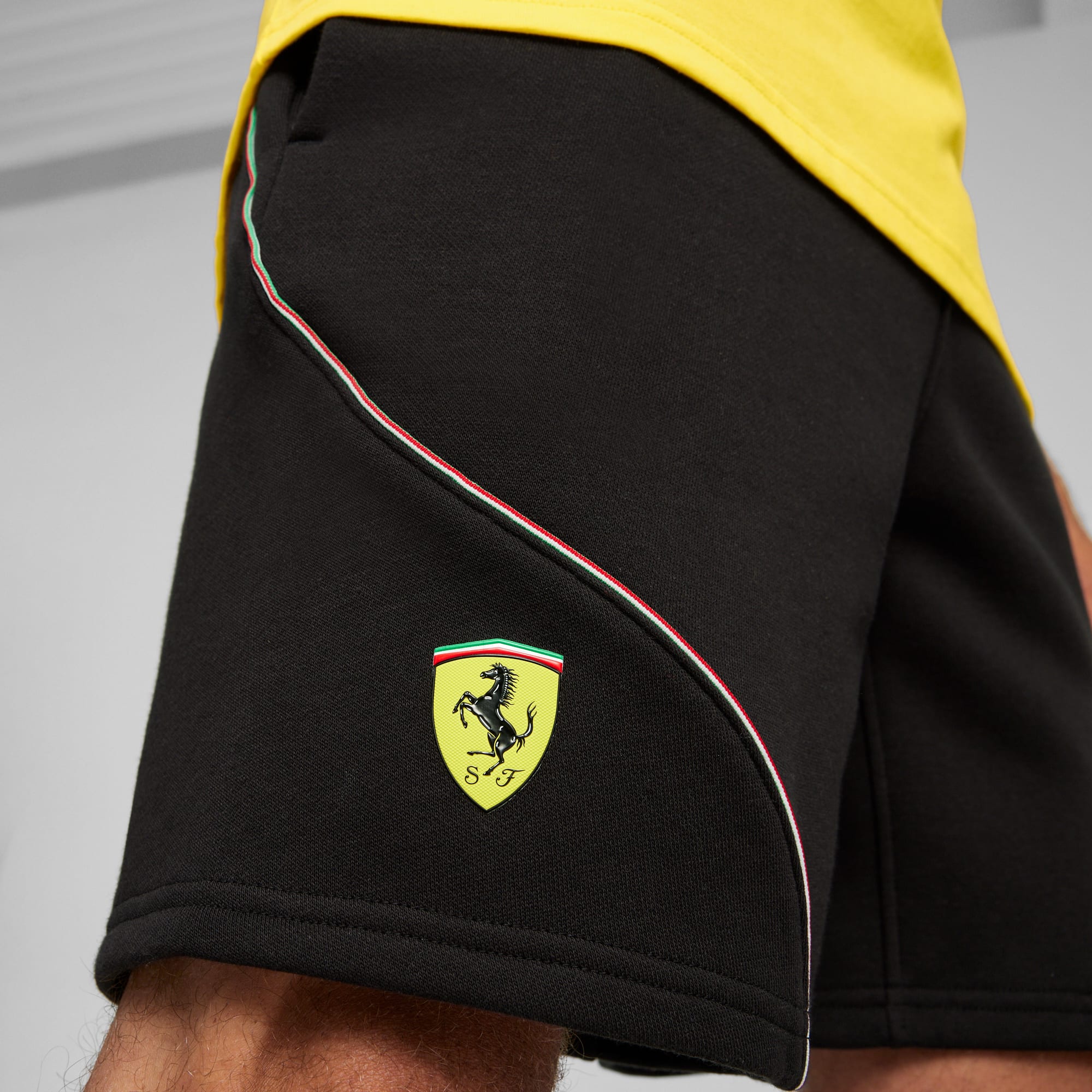 Puma ferrari sale shorts yellow