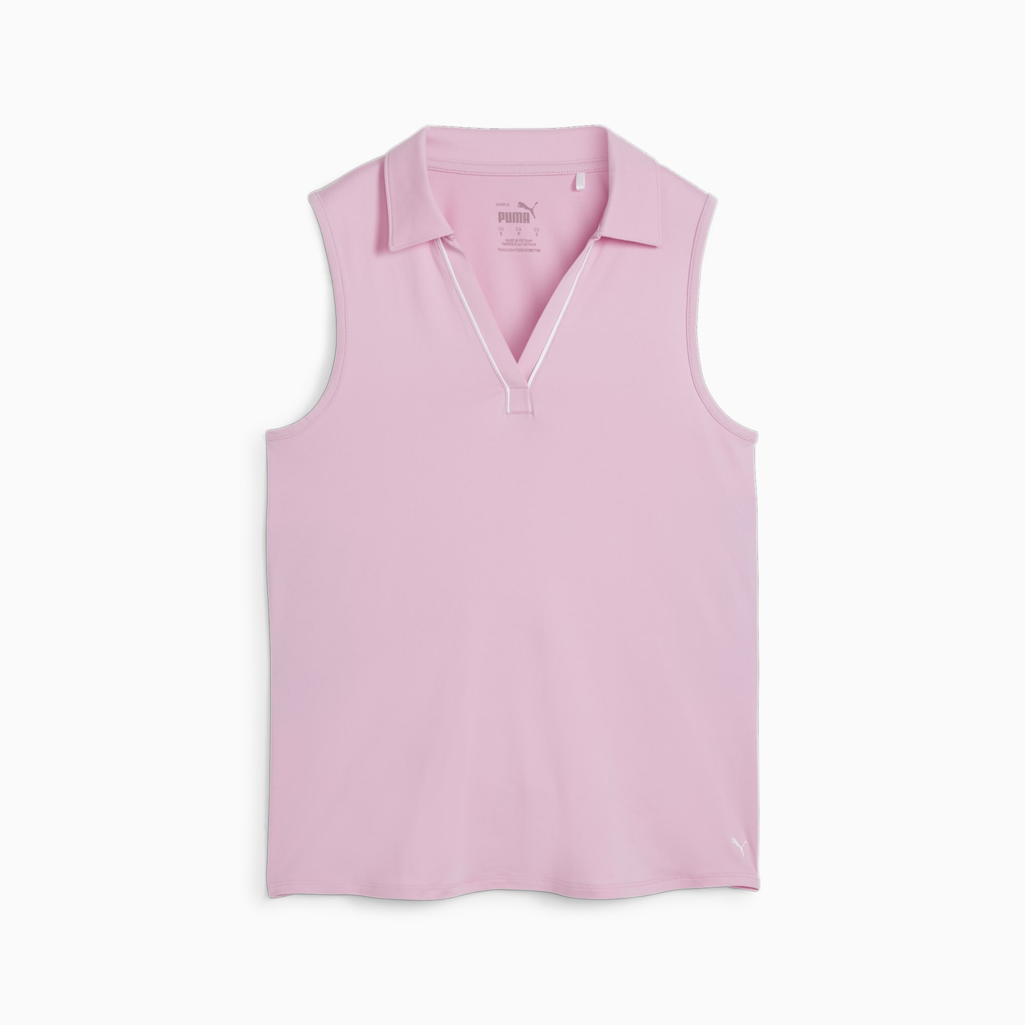 Cloudspun Piped Sleeveless Women s Golf Polo
