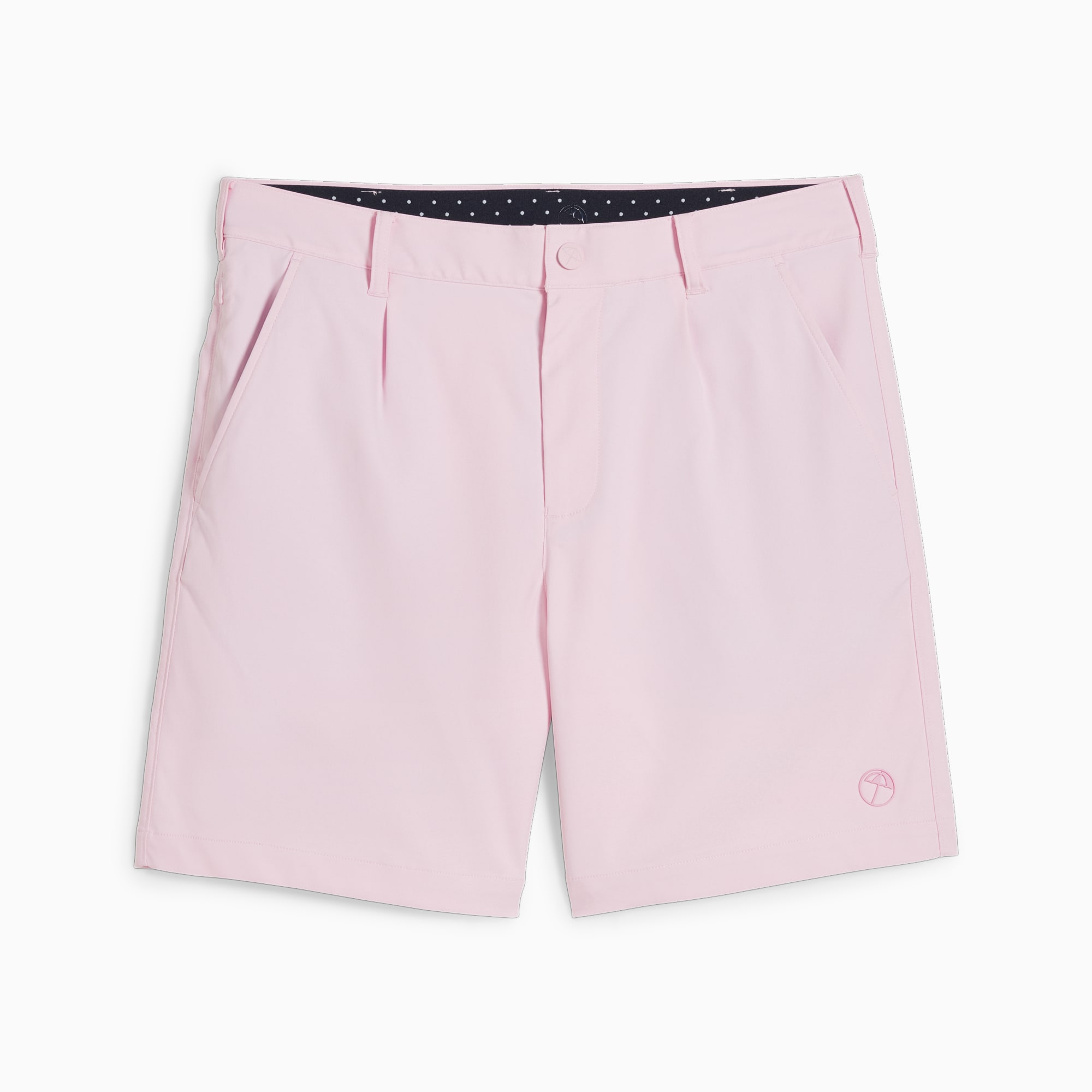 PUMA x ARNOLD PALMER Men s Pleated Golf Shorts Pale Pink PUMA
