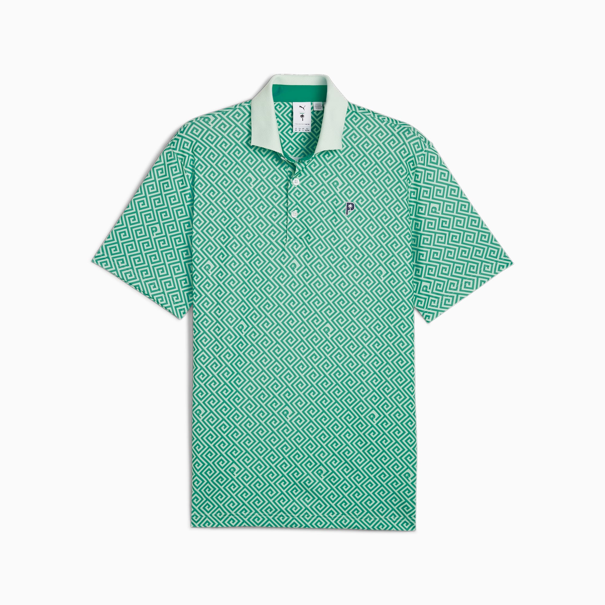 PUMA x Palm Tree Crew Men s Resort Polo Sparkling Green Fresh Mint PUMA Shop All Puma PUMA