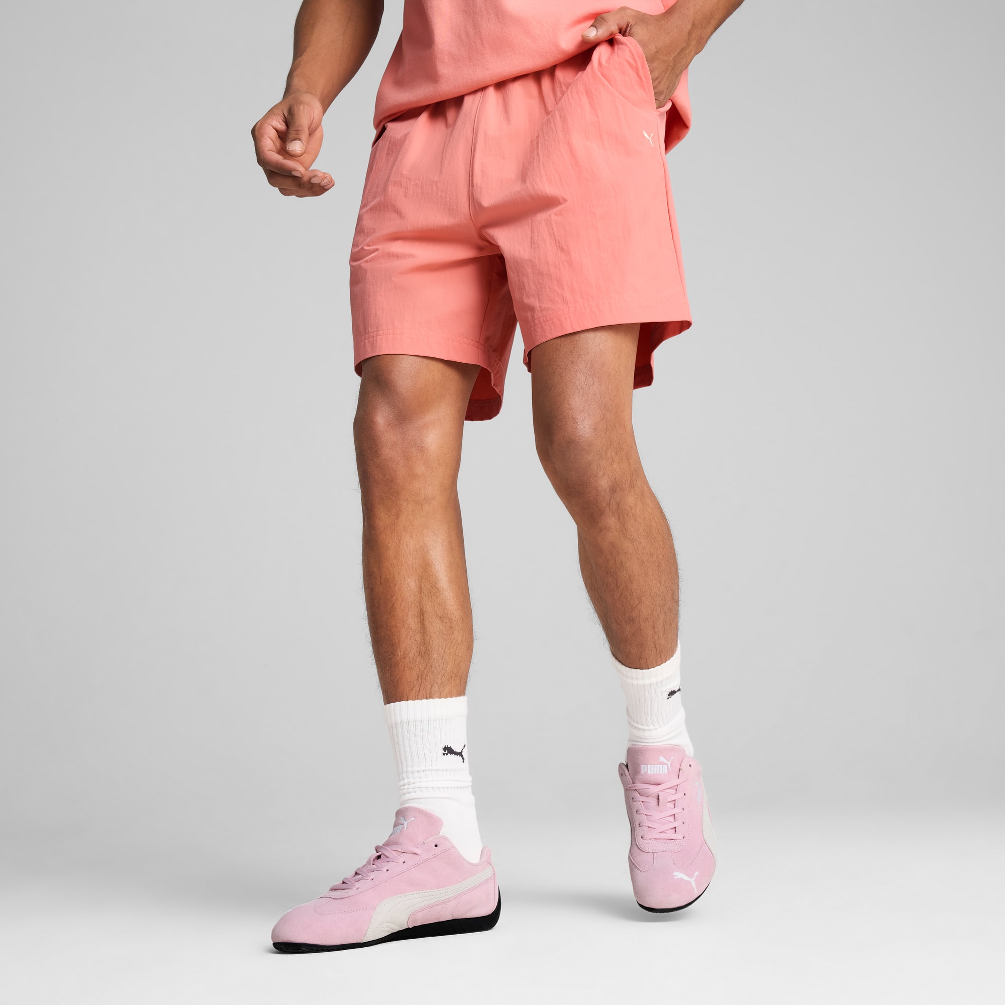 MMQ Shorts, Hibiscus Flower, large