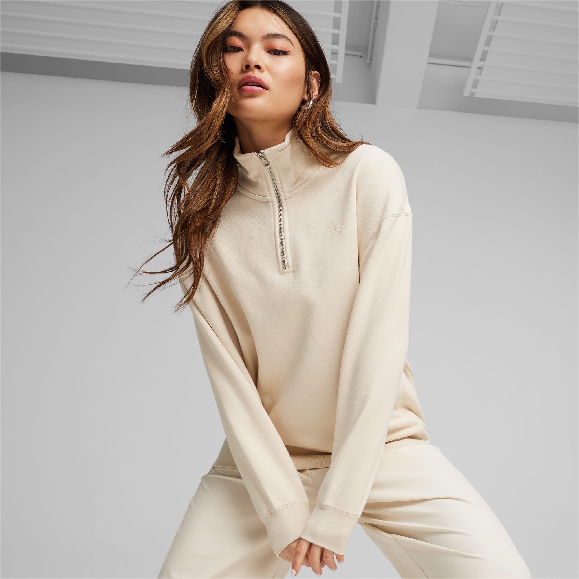 Sweat puma femme beige new arrivals