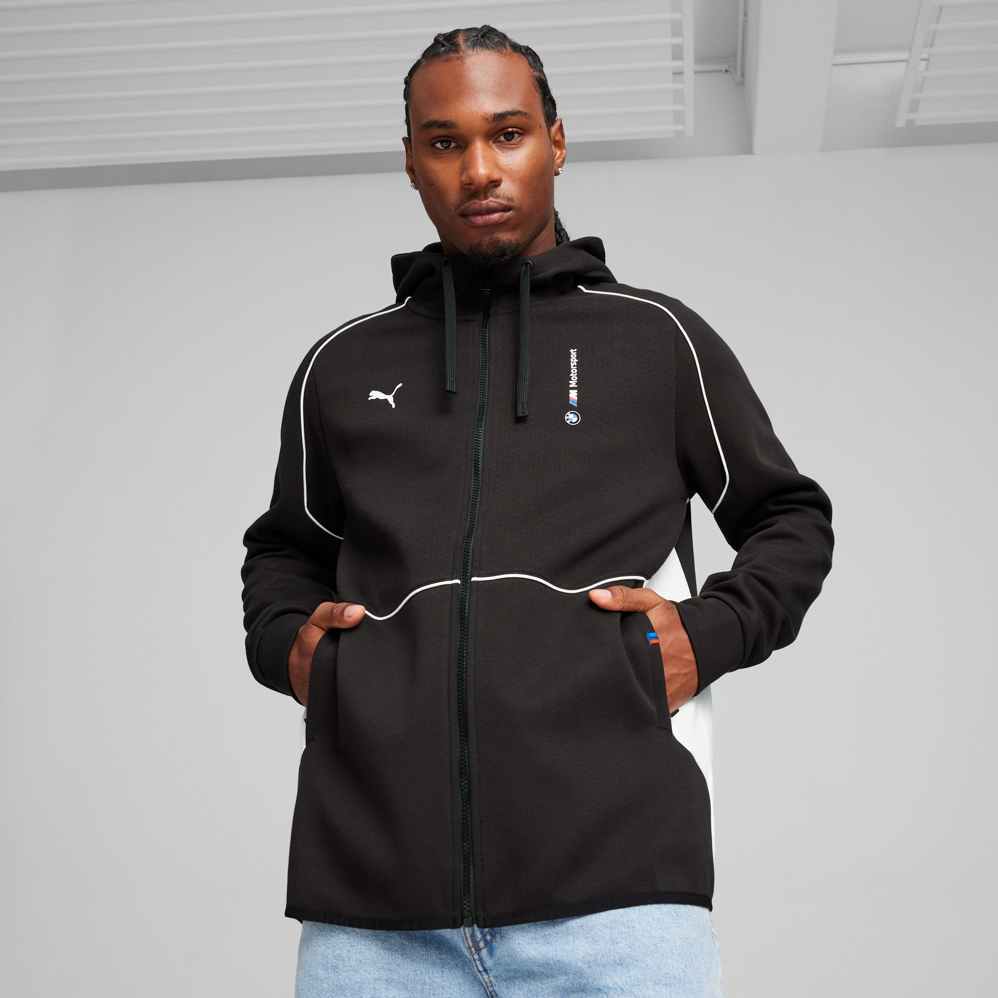 BMW M Motorsport Men s Hooded Motorsport Sweat Jacket