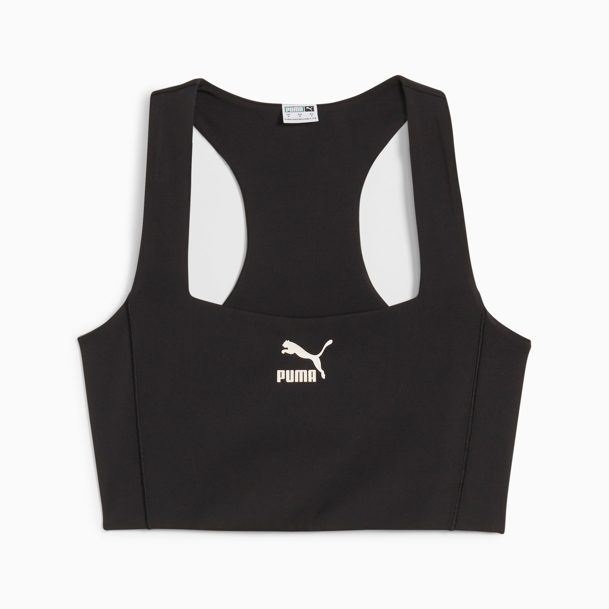 Puma black store crop top