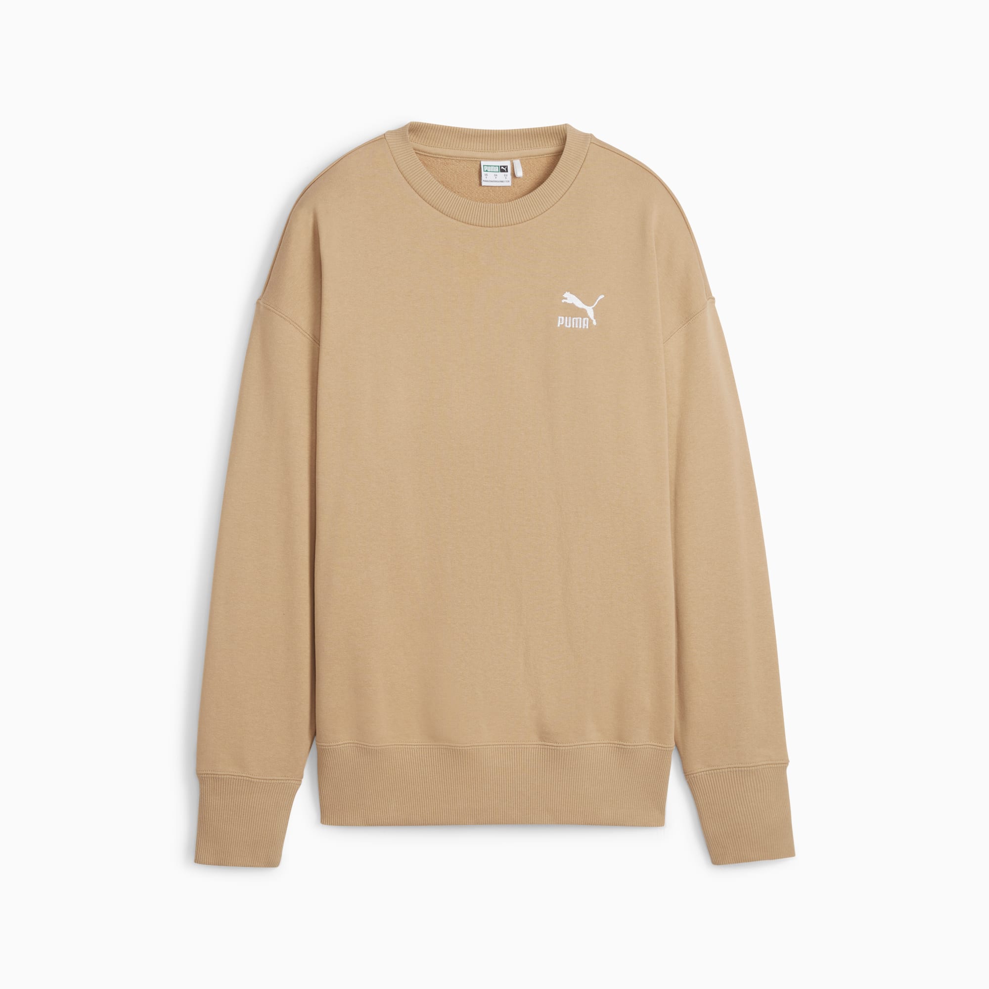 Puma khaki sweatshirt hotsell