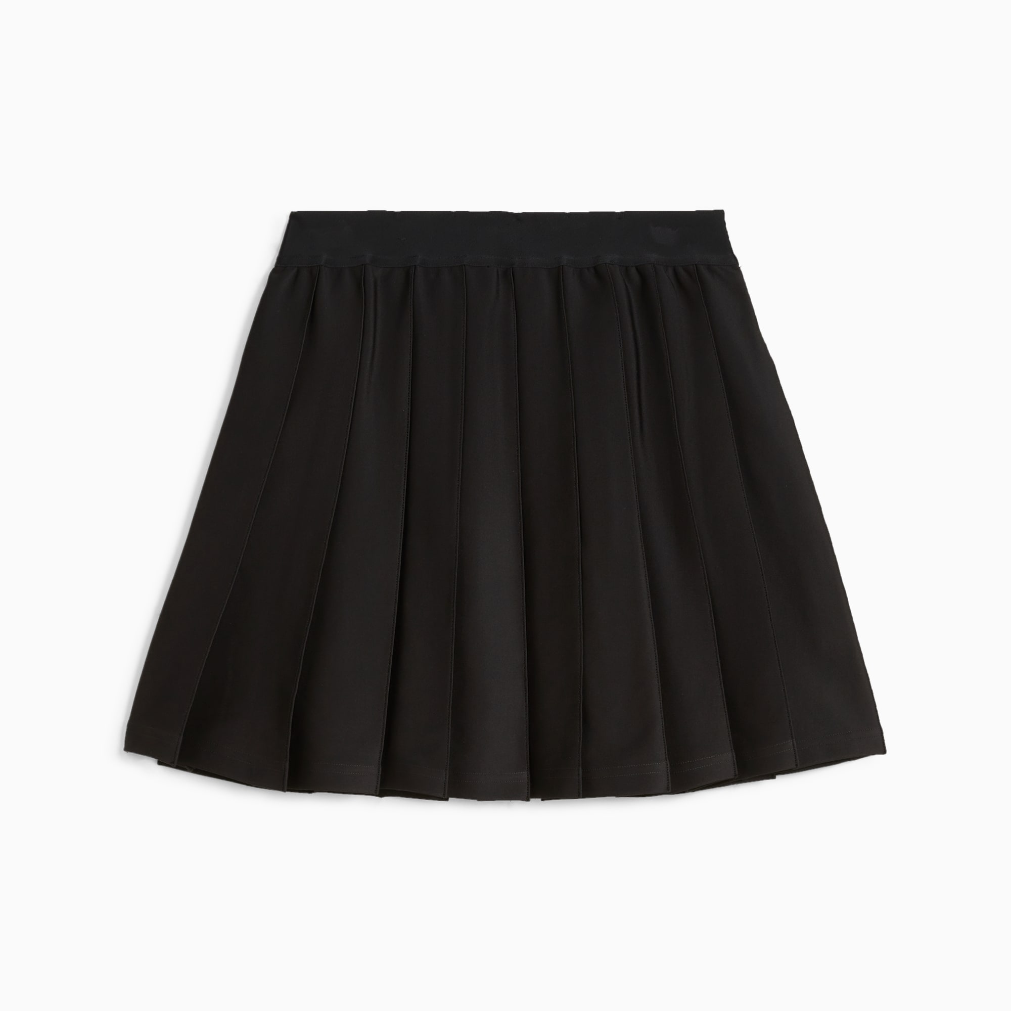 Women's black pleated school skirt sale