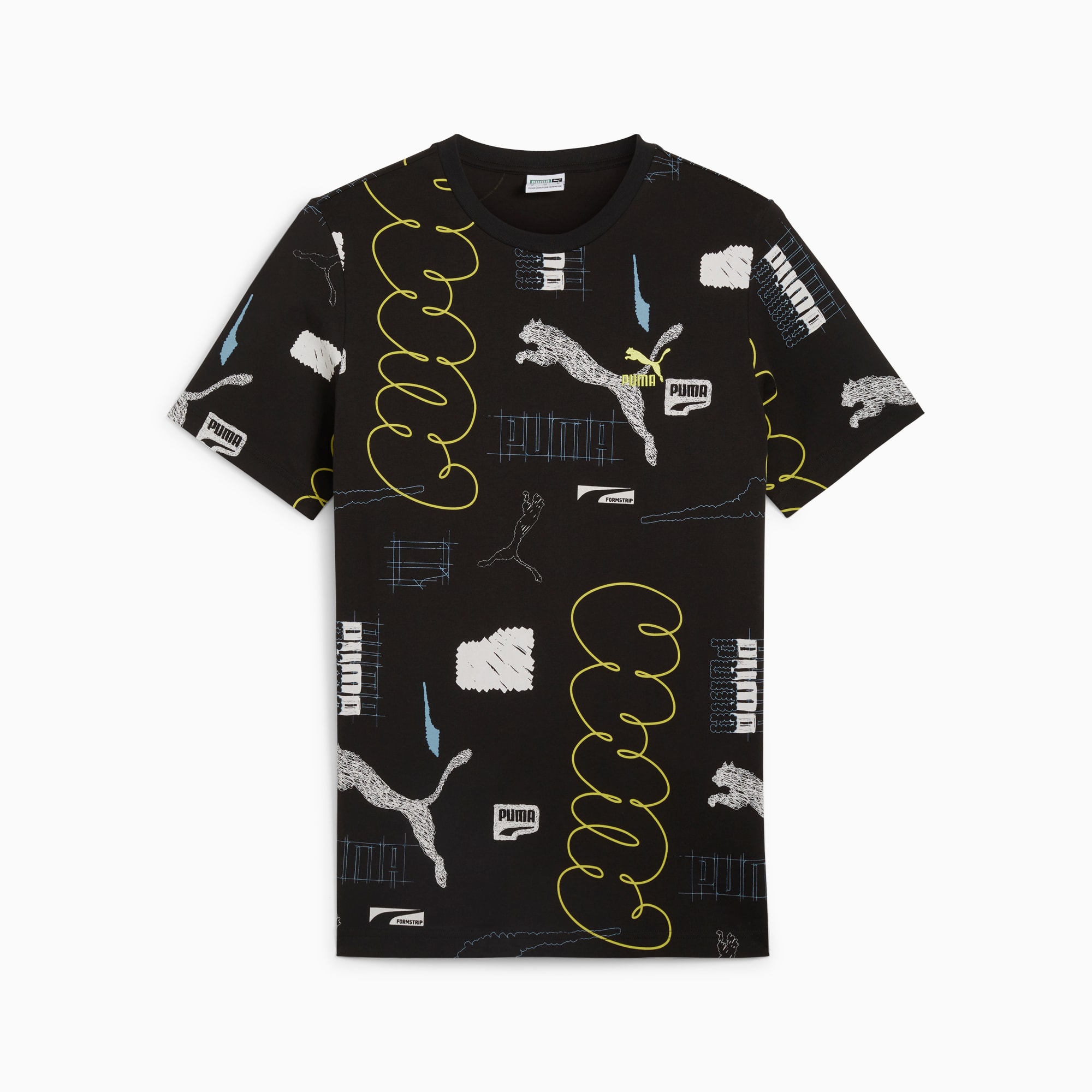 Puma Amplified Allover Print Short Sleeve T-Shirt