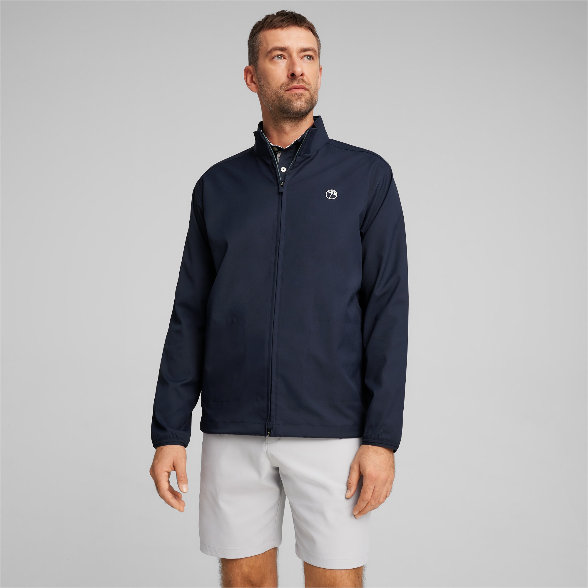 PUMA x Arnold Palmer Men s Zip Jacket Deep Navy PUMA Shoes PUMA