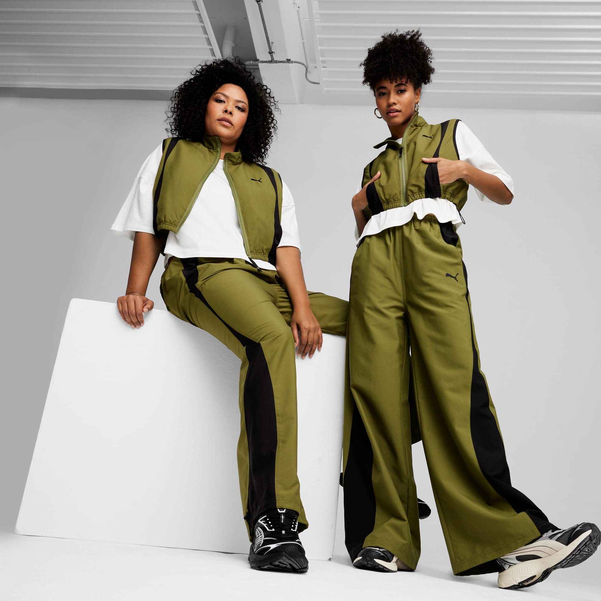 Olive green puma shirt womens new arrivals