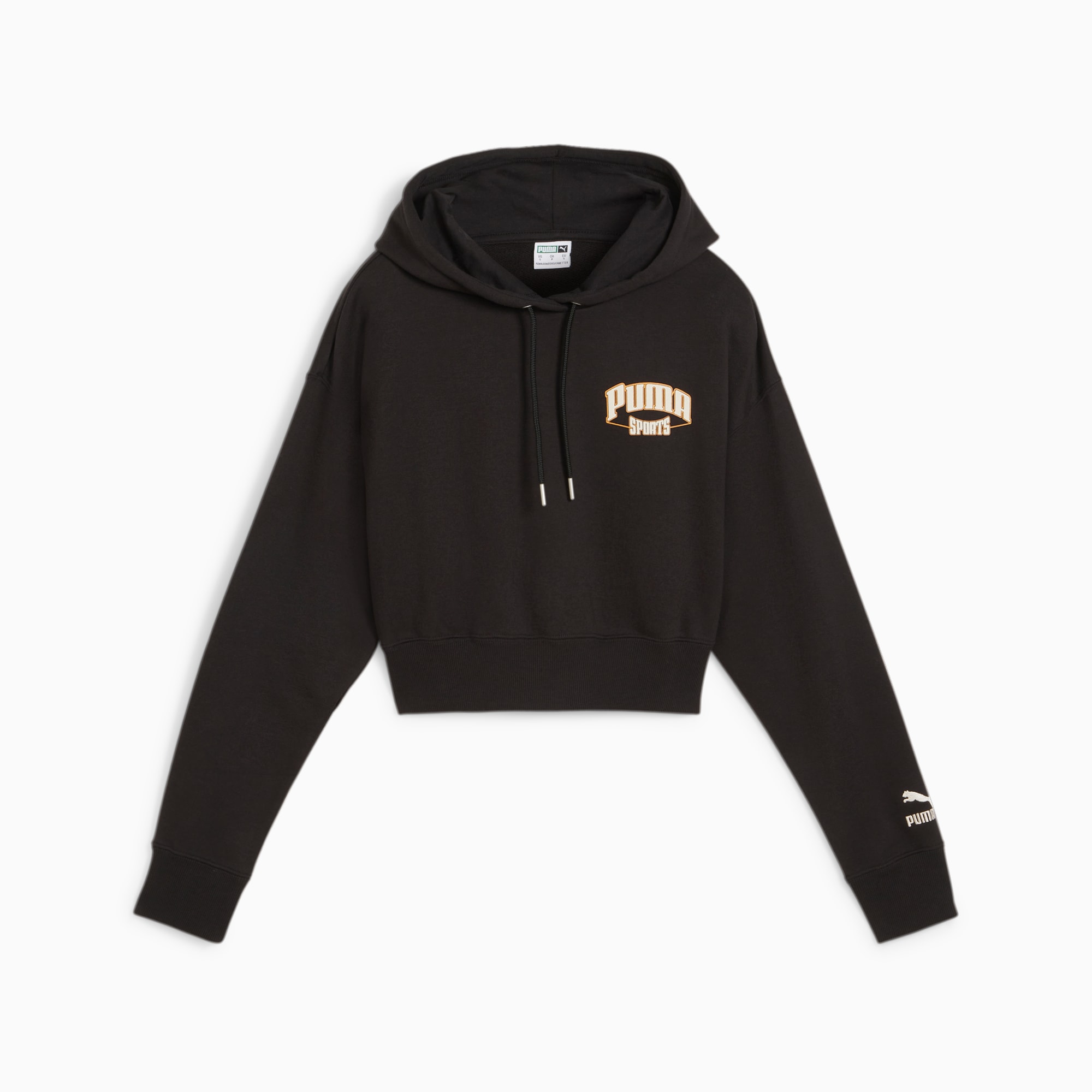 Amazon.co.jp: PUMA レディース クラシック クロップドパーカー