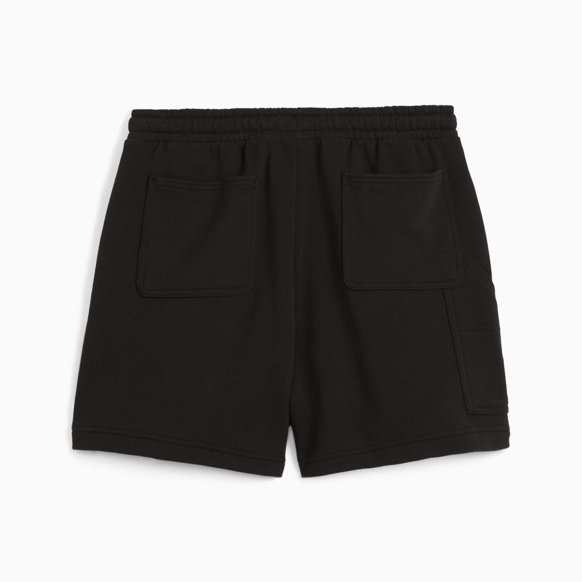 Ladies black high waisted shorts clearance