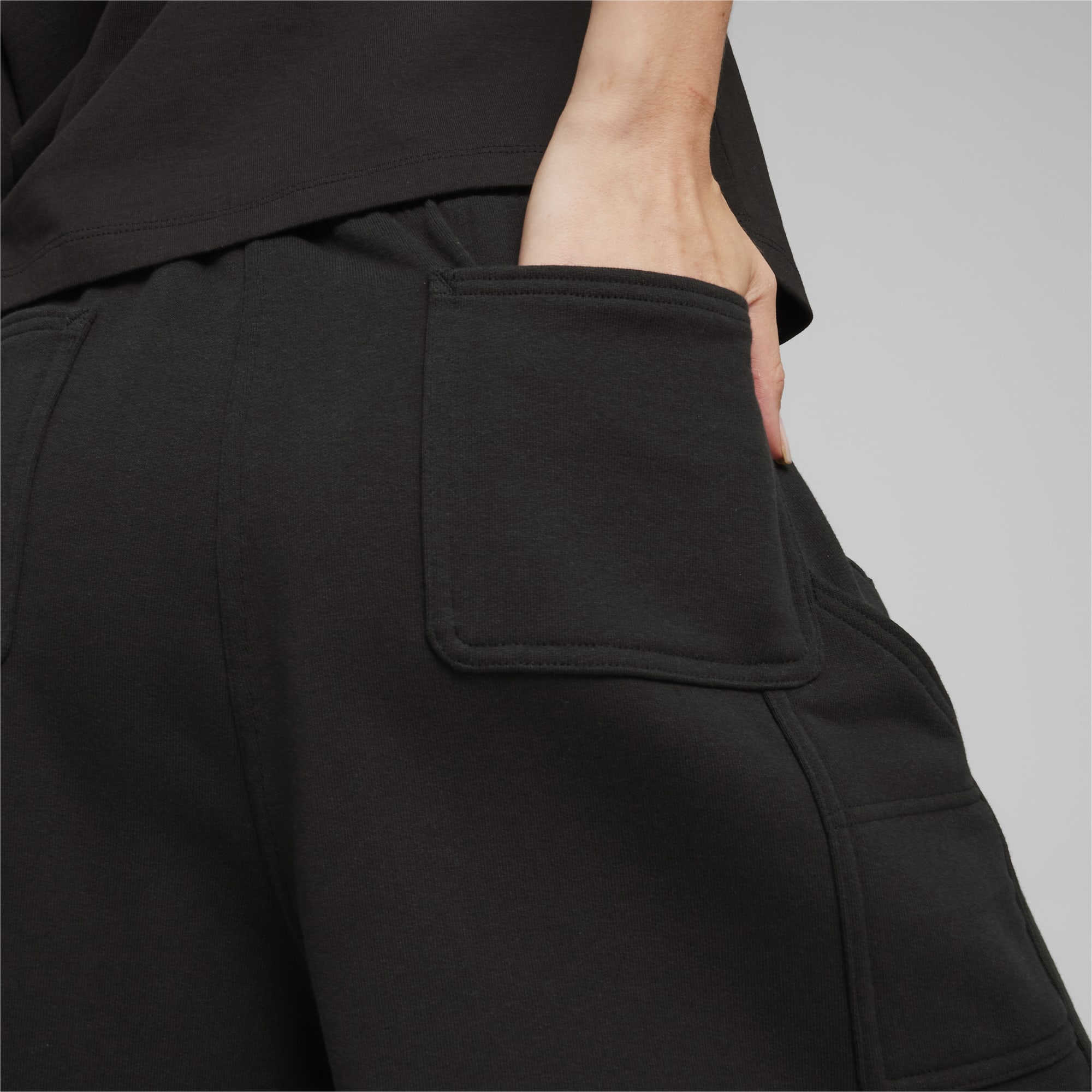 Pantalones cortos de cintura alta para mujer DOWNTOWN
