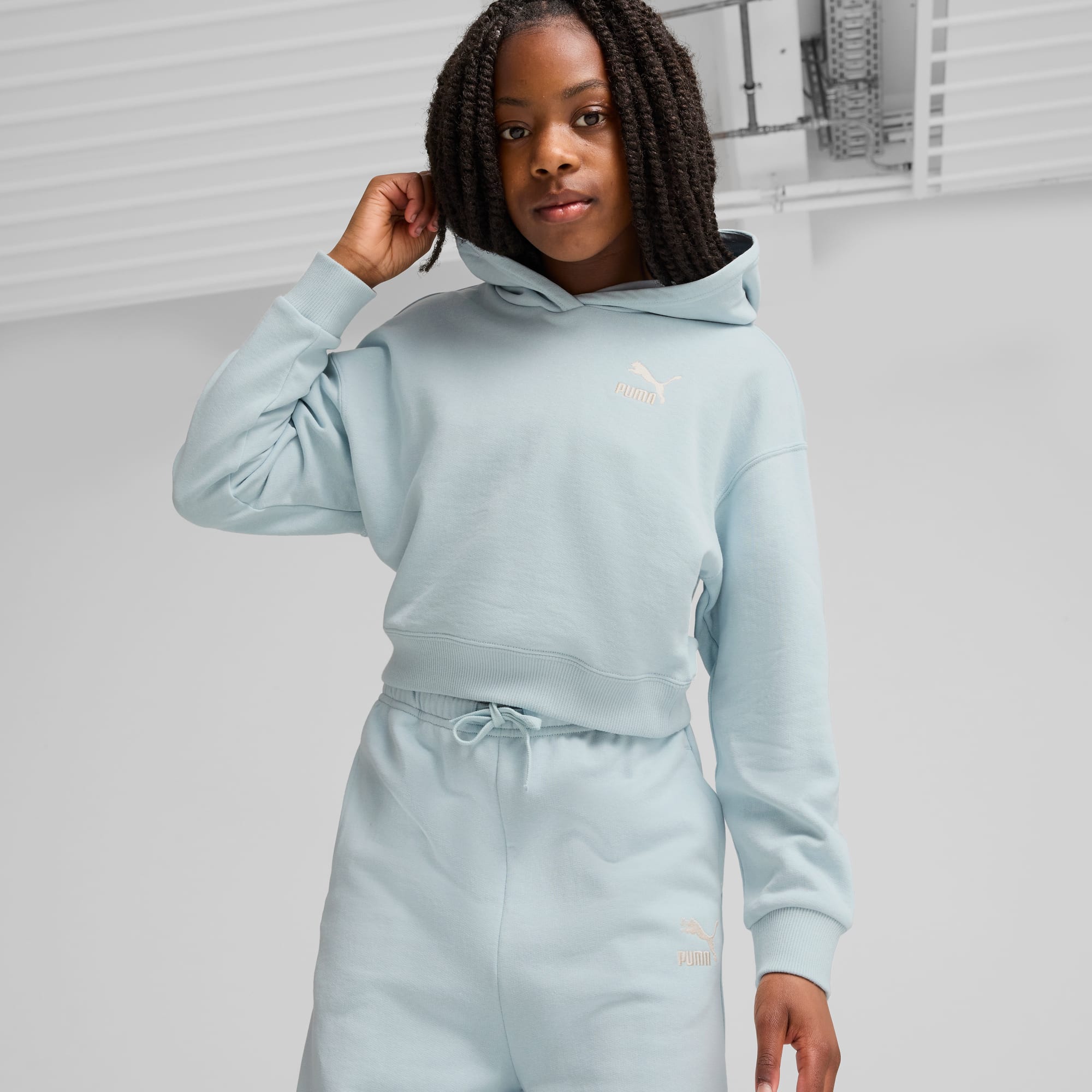 Girls teal hoodie online