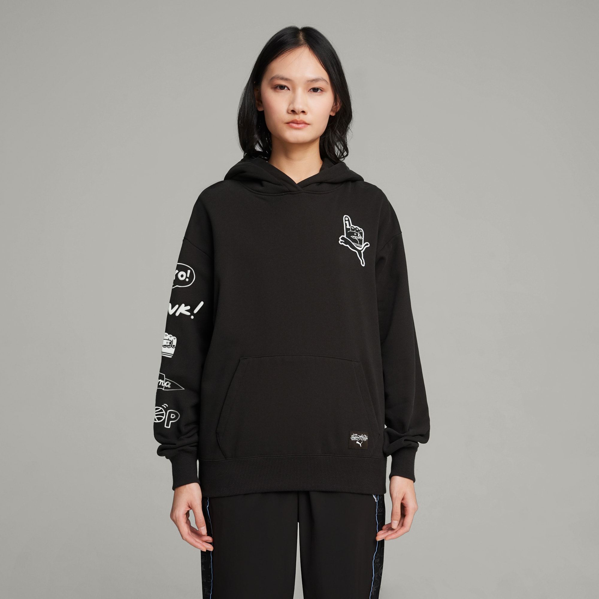 PUMA x SOPHIA CHANG Women s Hoodie PUMA Black PUMA Shoes PUMA