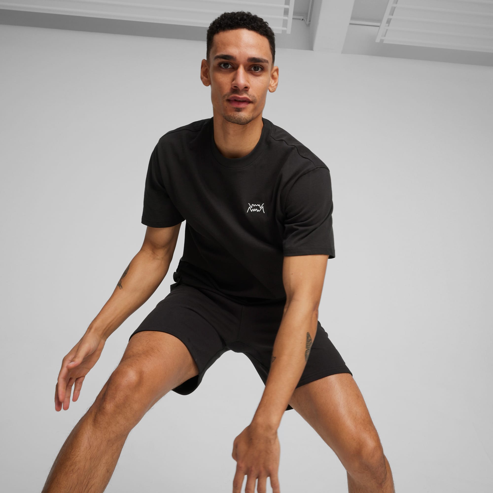 Jaws EMB Core Men's Tee, PUMA Black, large