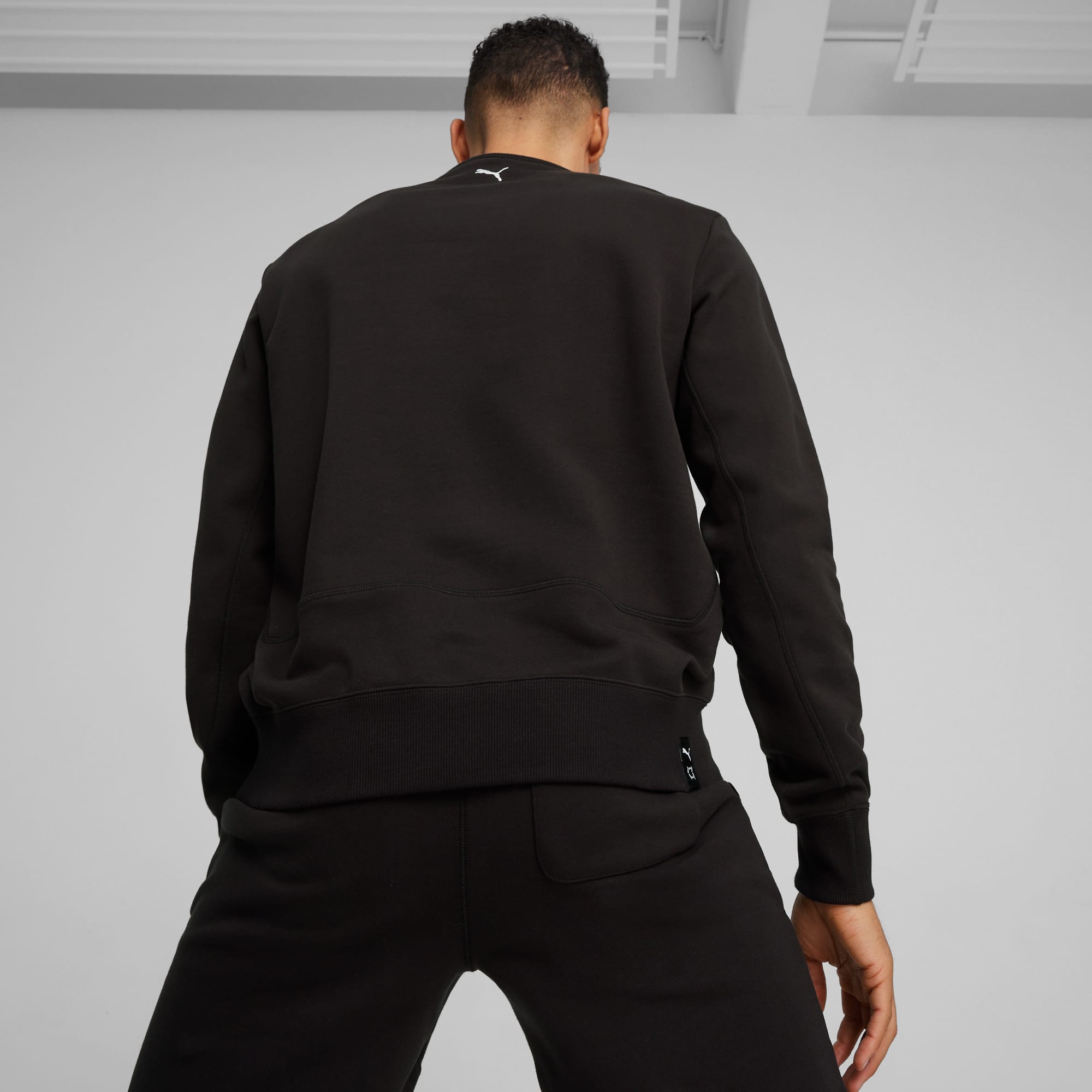 Pivot Men's Basketball Crewneck, PUMA Black, large
