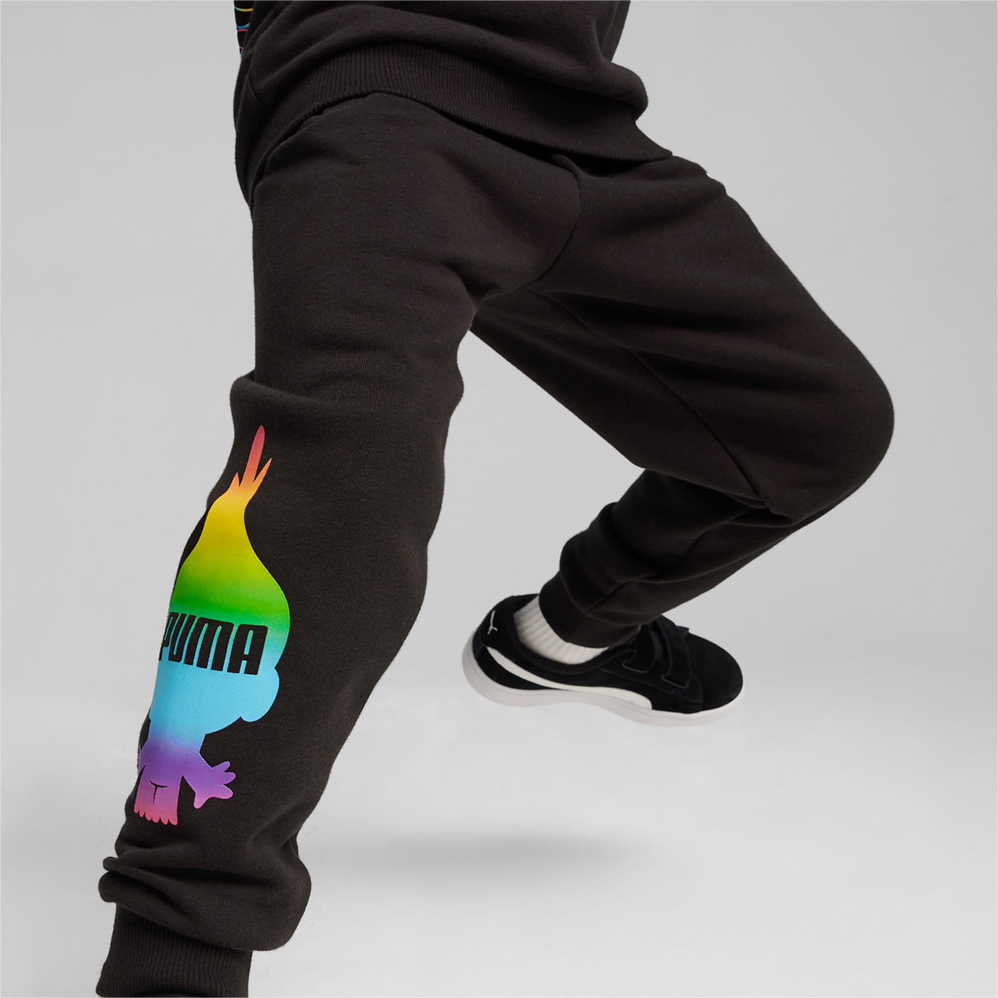 Pantaloni puma bambino new arrivals grigio