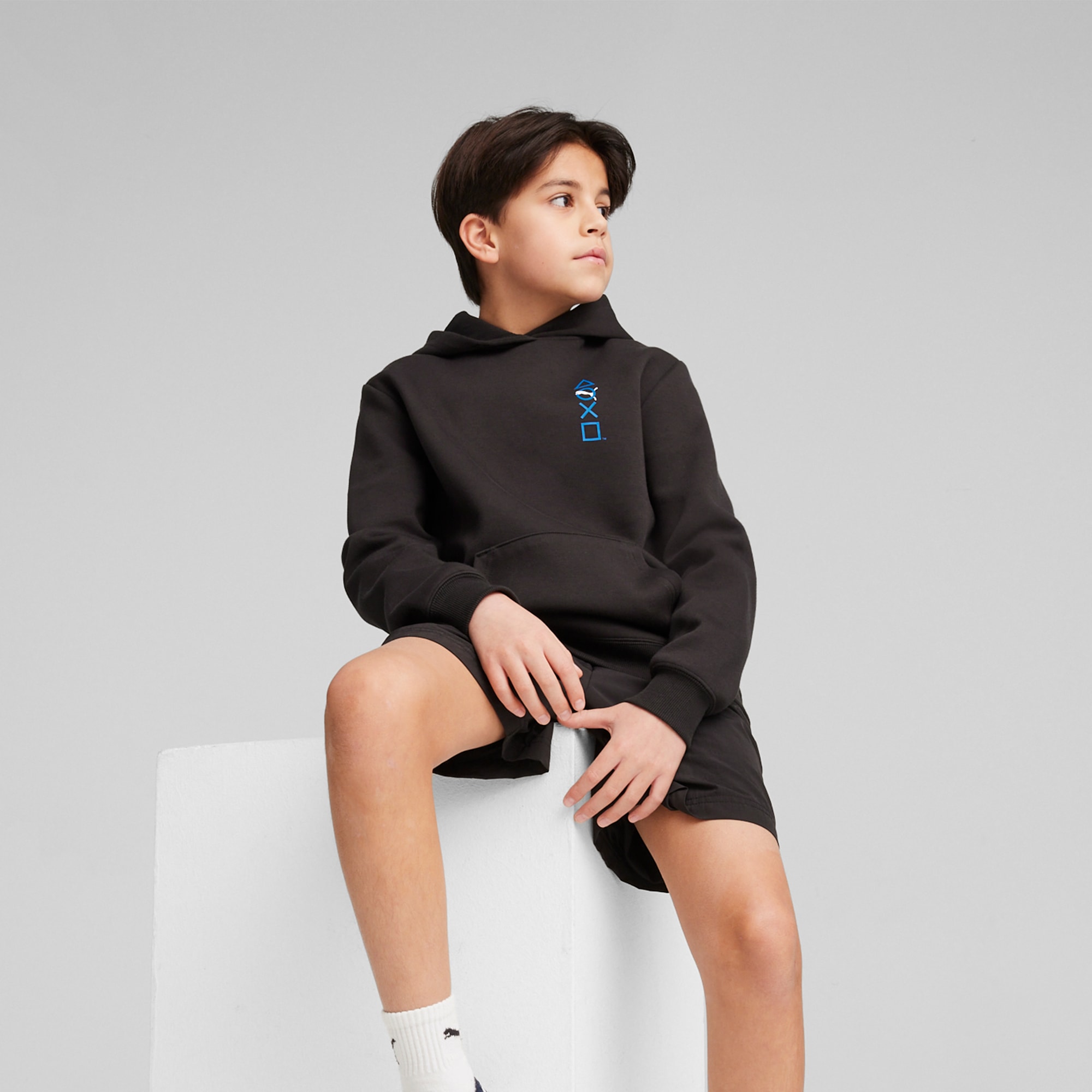 PUMA x PLAYSTATION Big Kids Hoodie PUMA