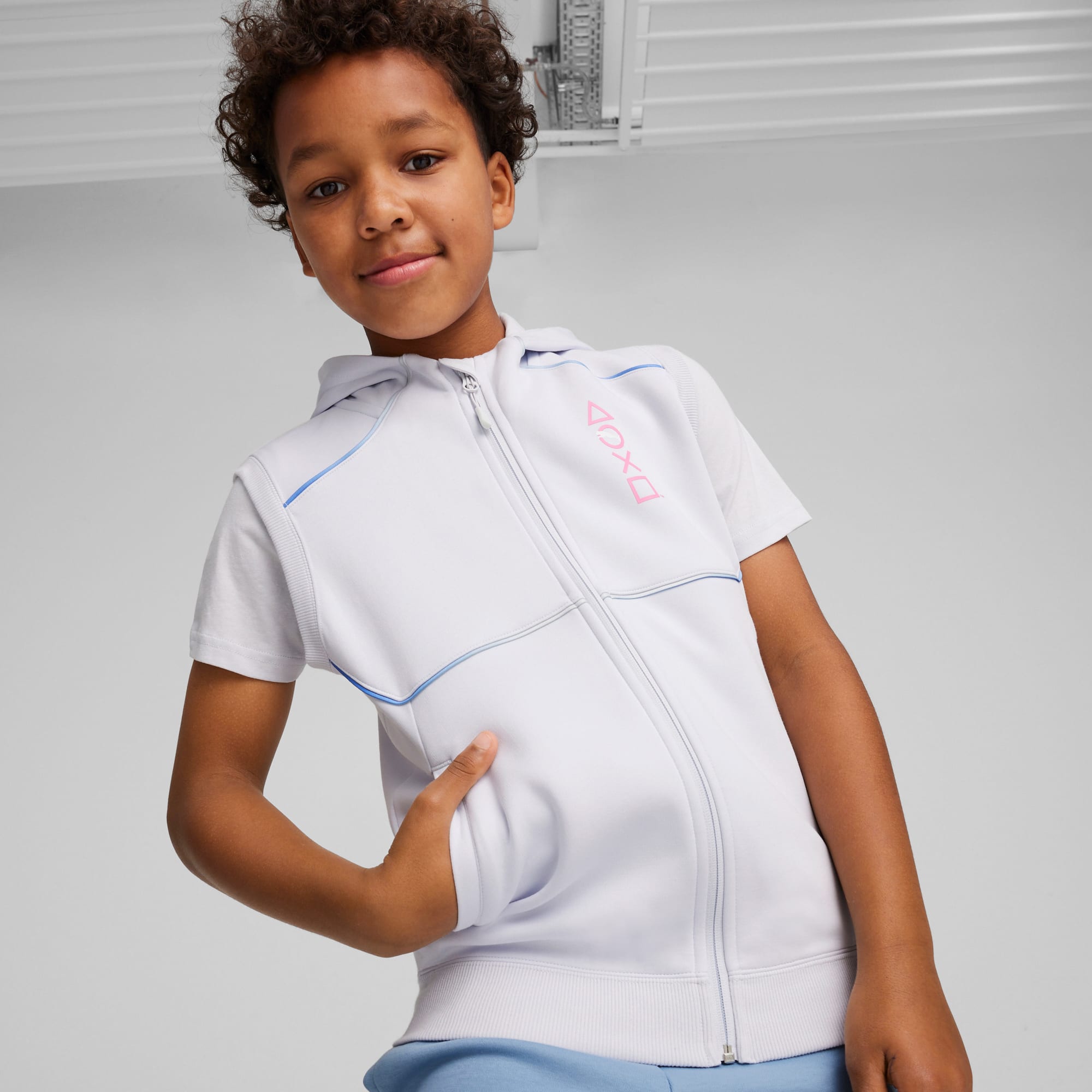 Youth sleeveless hoodie on sale