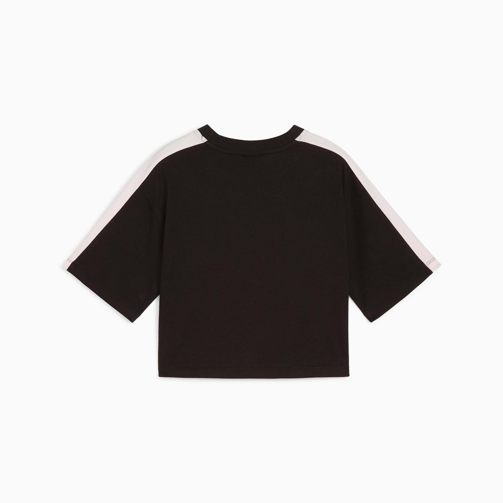white & black graphic tee