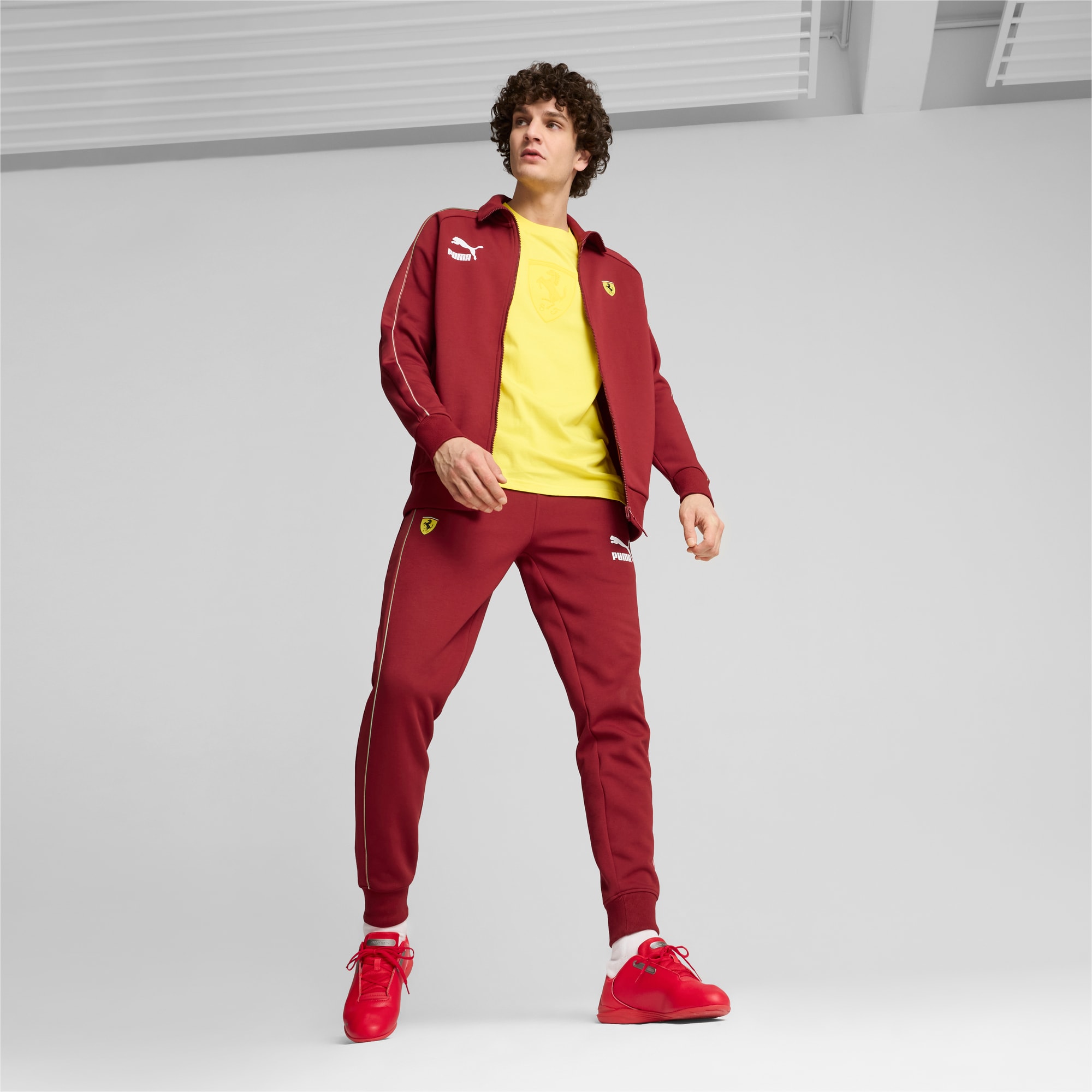 Scuderia Ferrari Race Iconic T7 Men's Motorsport Pants Scuderia Ferrari Race Iconic T7 Men's Motorsport Pants