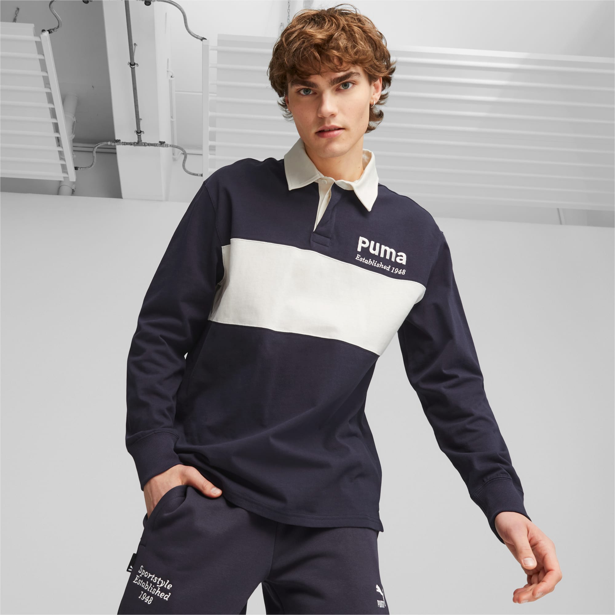 Polo de rugby con cuello pique PUMA Team para hombre