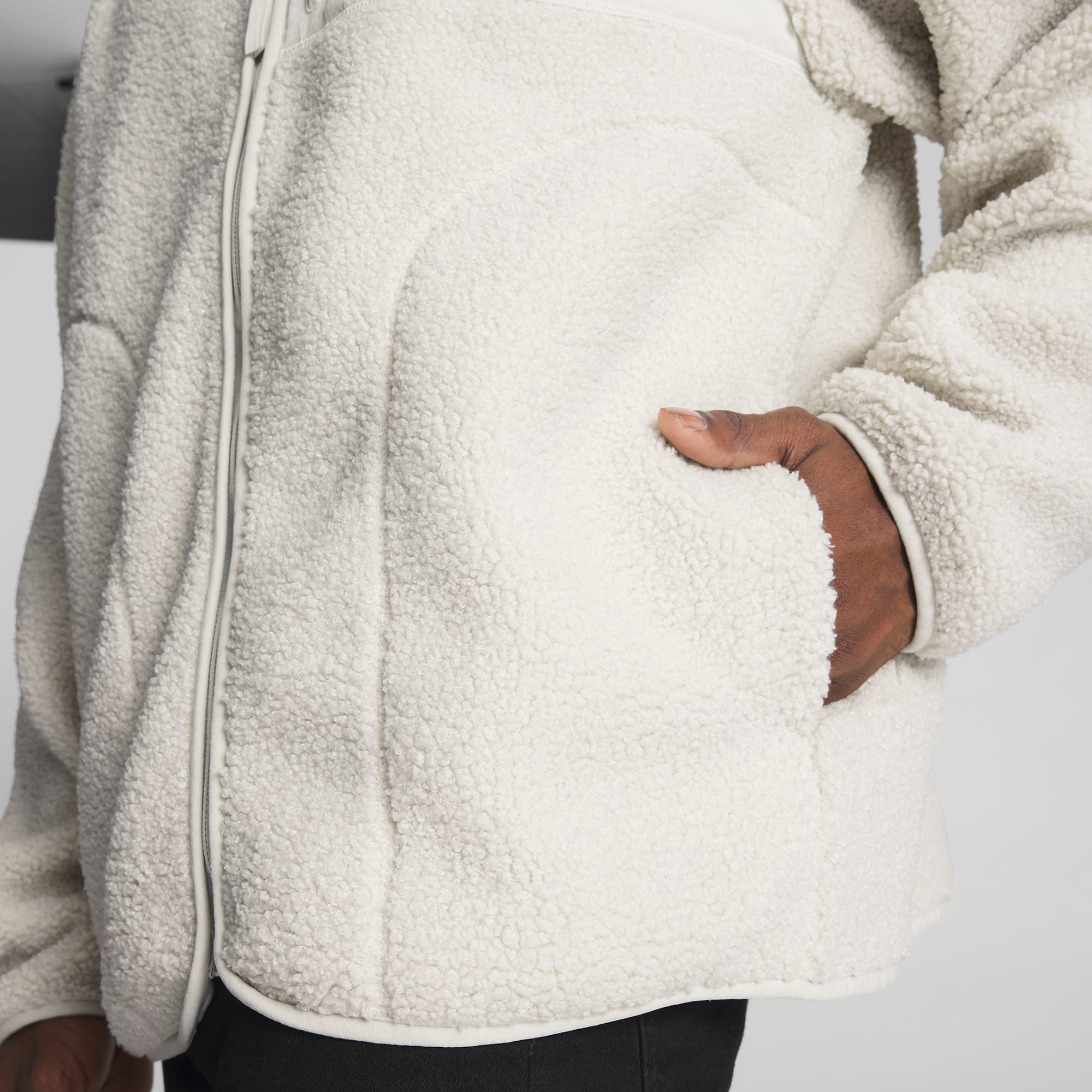 Puma men's sherpa full zip hoody deals