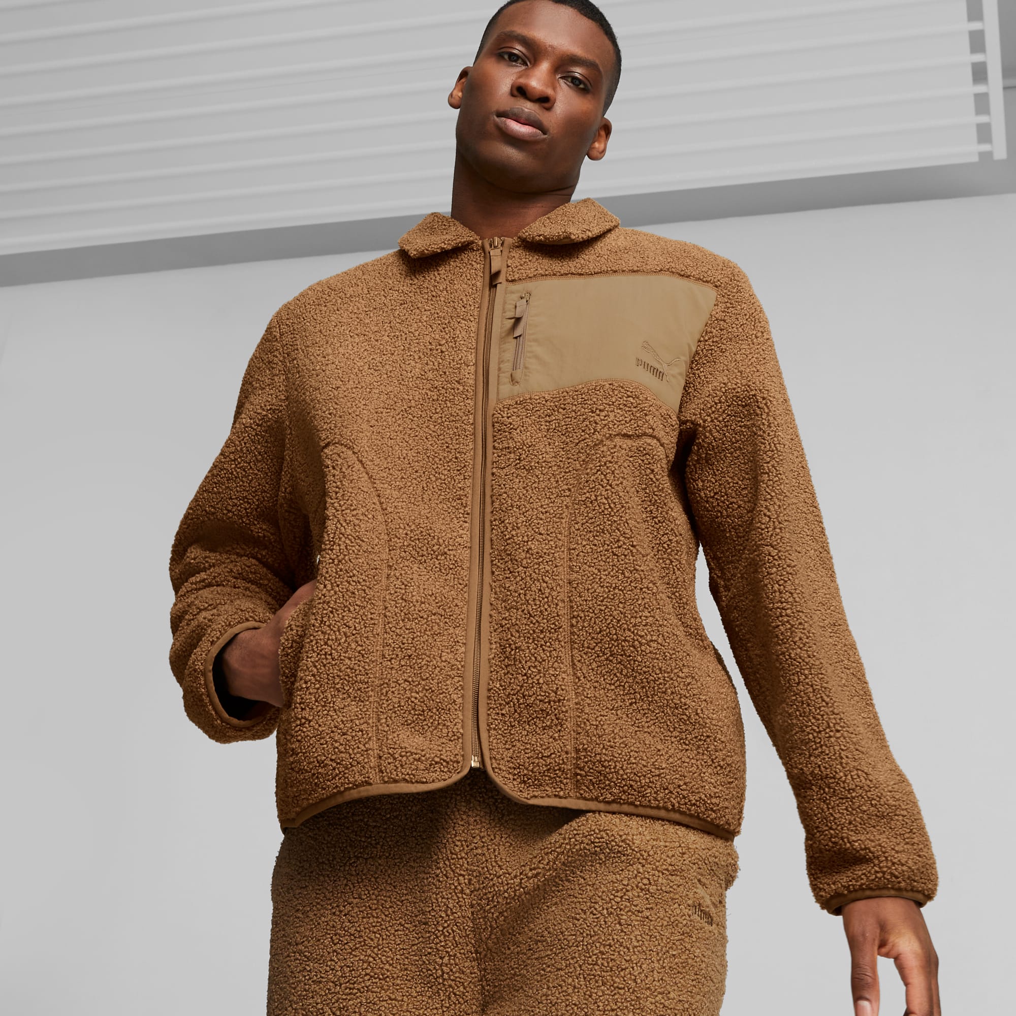 Mens nike sales sherpa jacket