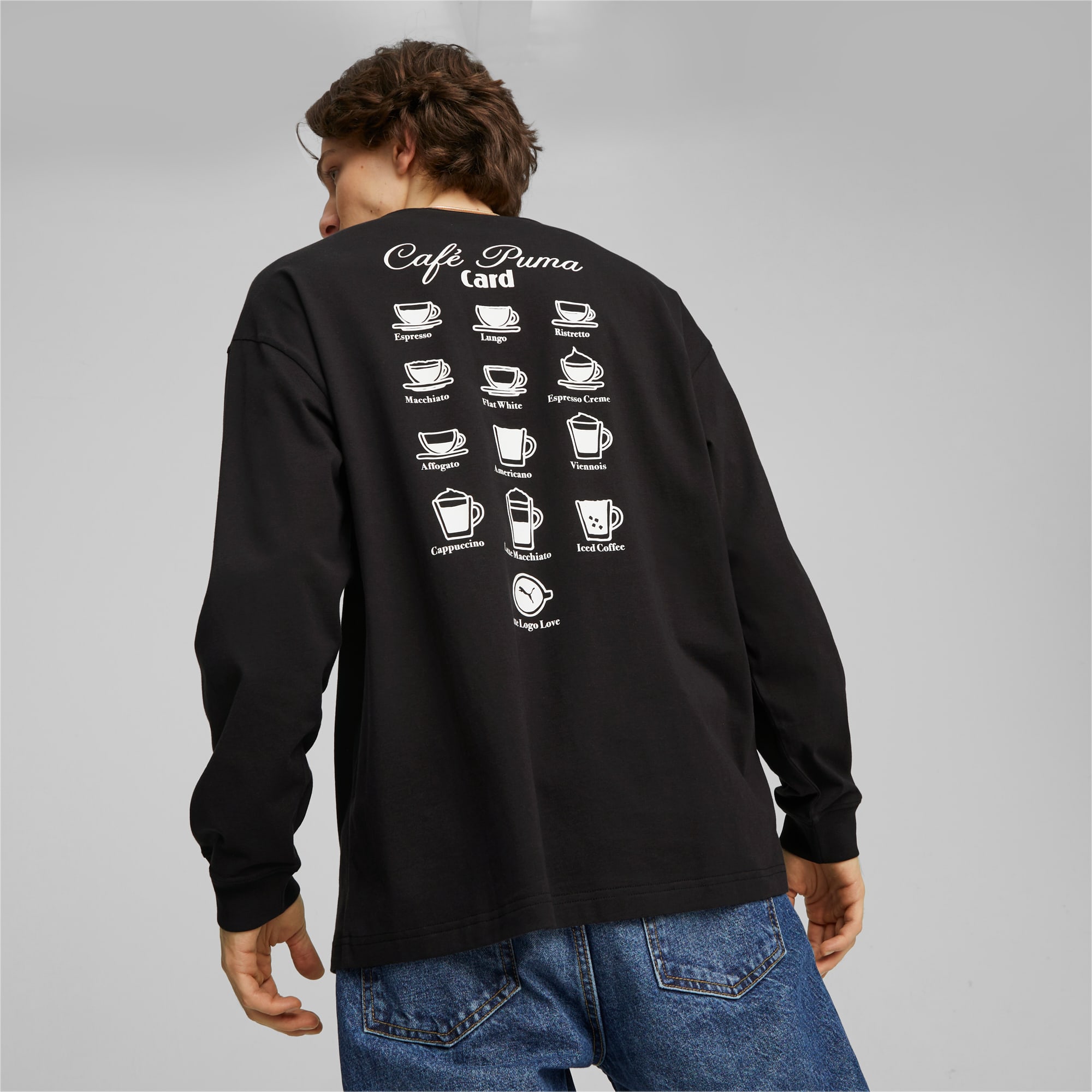 CLASSICS CAFE PUMA T shirt met lange mouwen voor heren PUMA
