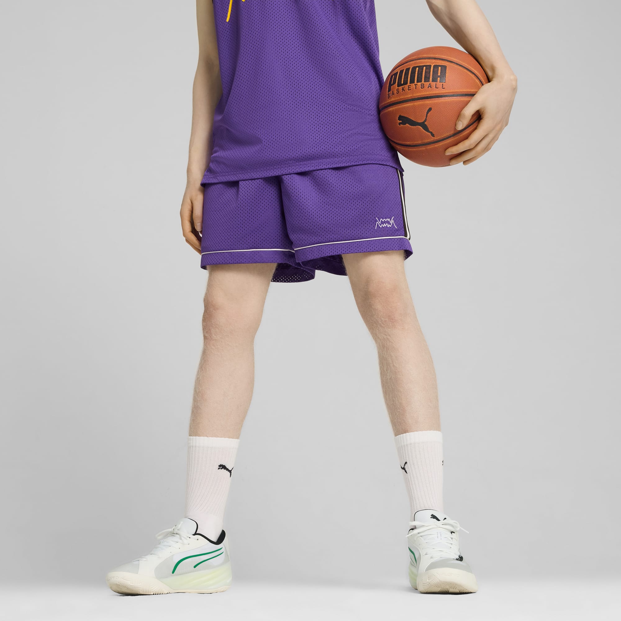 The Classics Basketball Shorts, Team Violet, large