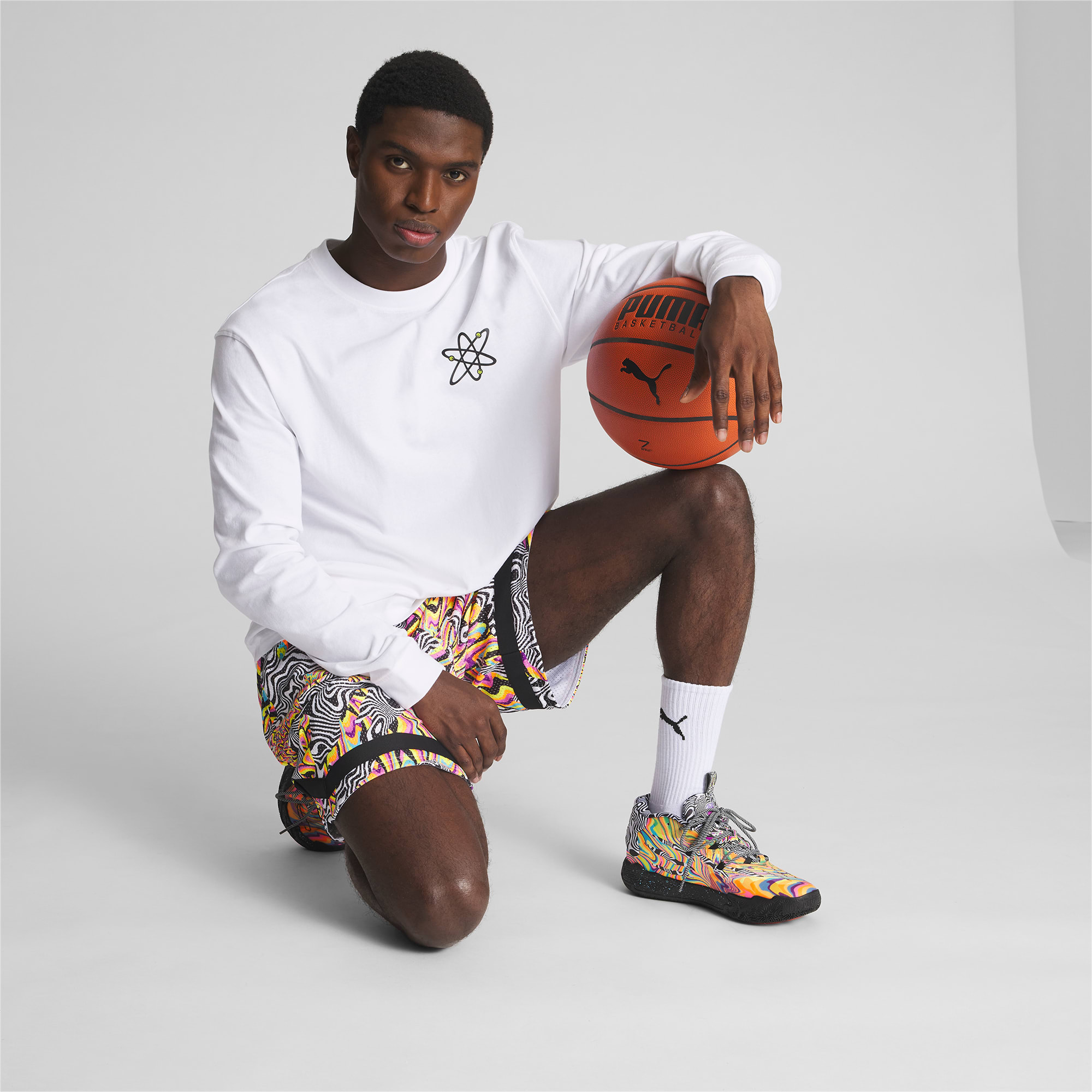 MELO x DEXTER'S LAB Men's Basketball Long Sleeve Tee | PUMA