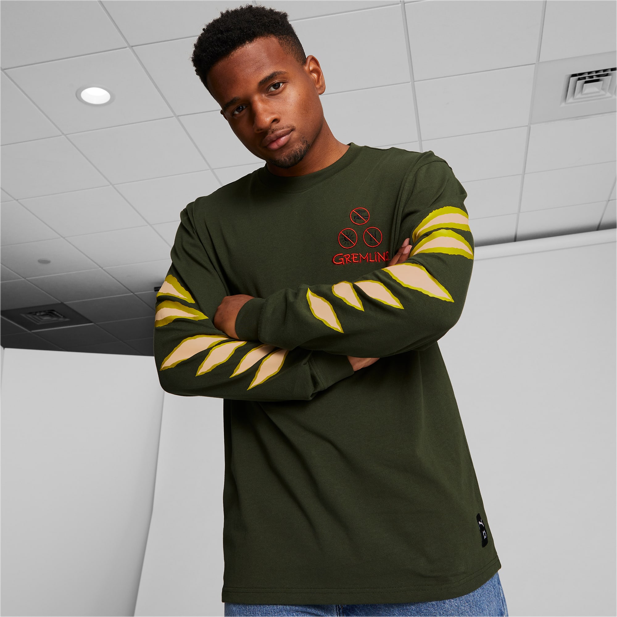 T shirt manches longues PUMA HOOPS x GREMLINS PUMA