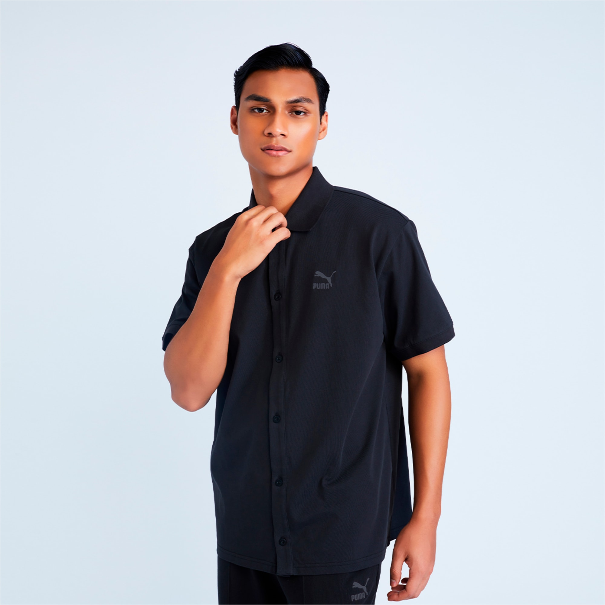 Puma t shirts with collar discount