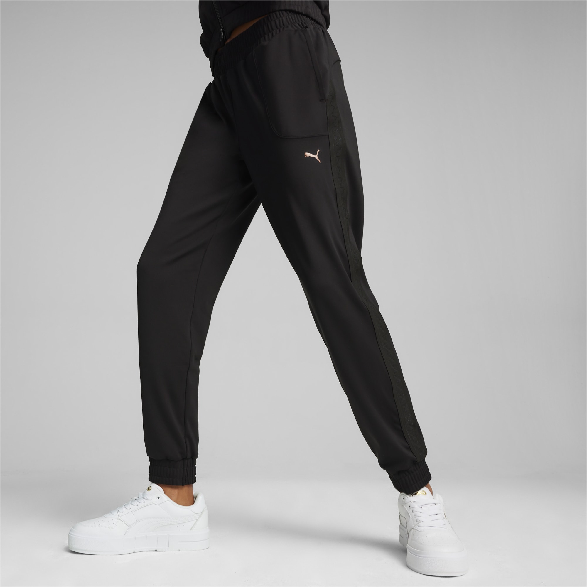 PUMA x PAMELA REIF tapered sweatpants voor dames PUMA