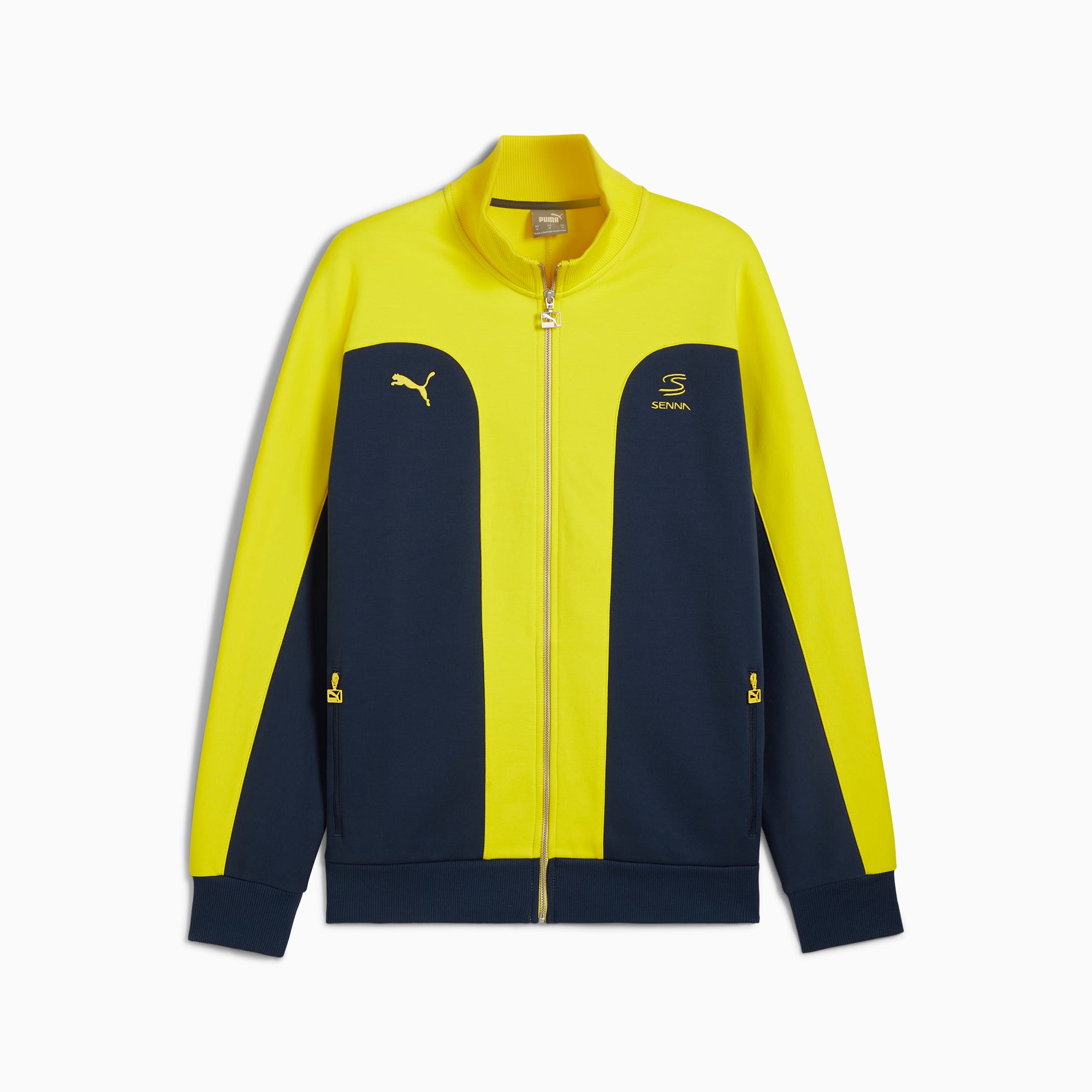 Yellow puma track jacket on sale