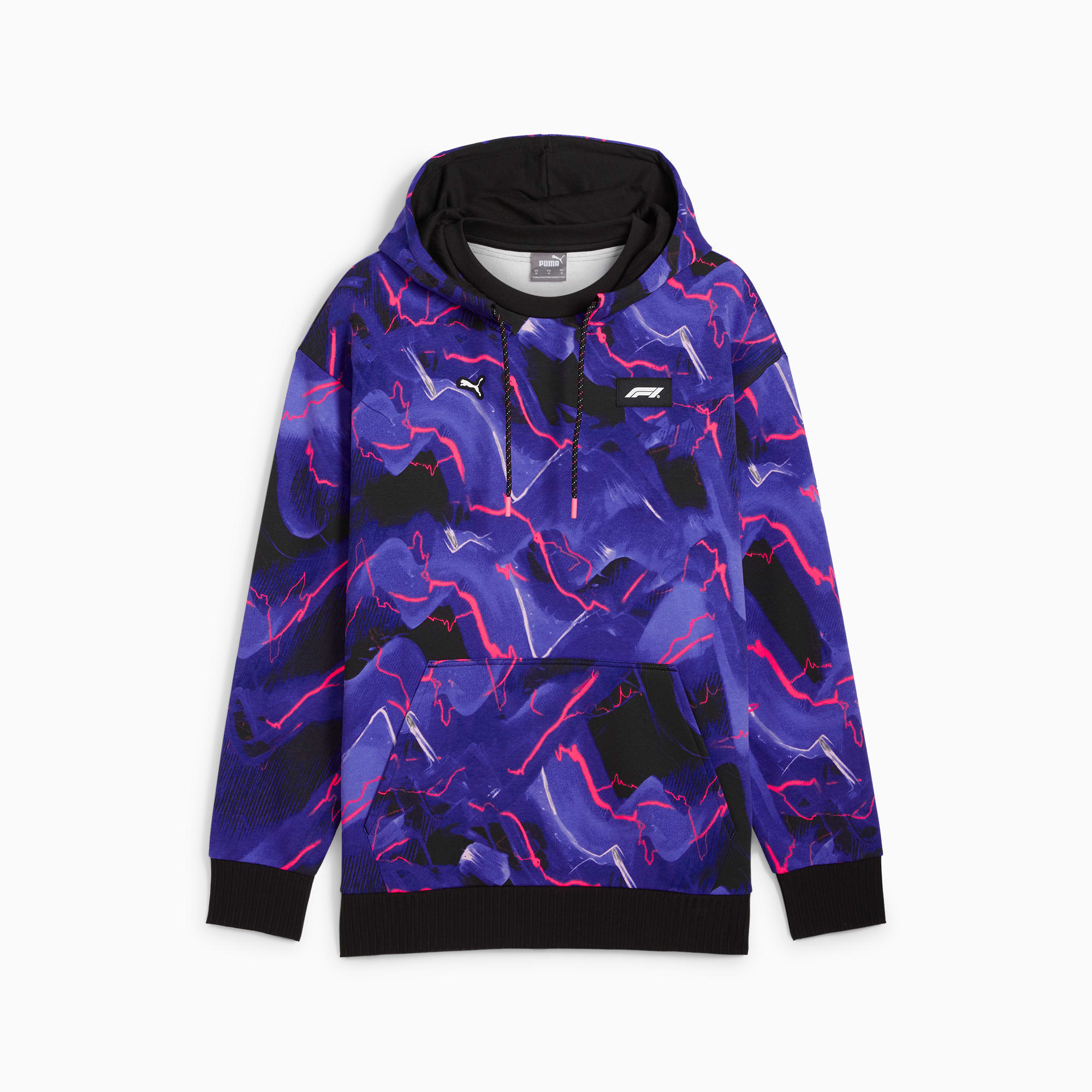 F1 Neon Energy All Over Print Hoodie Men