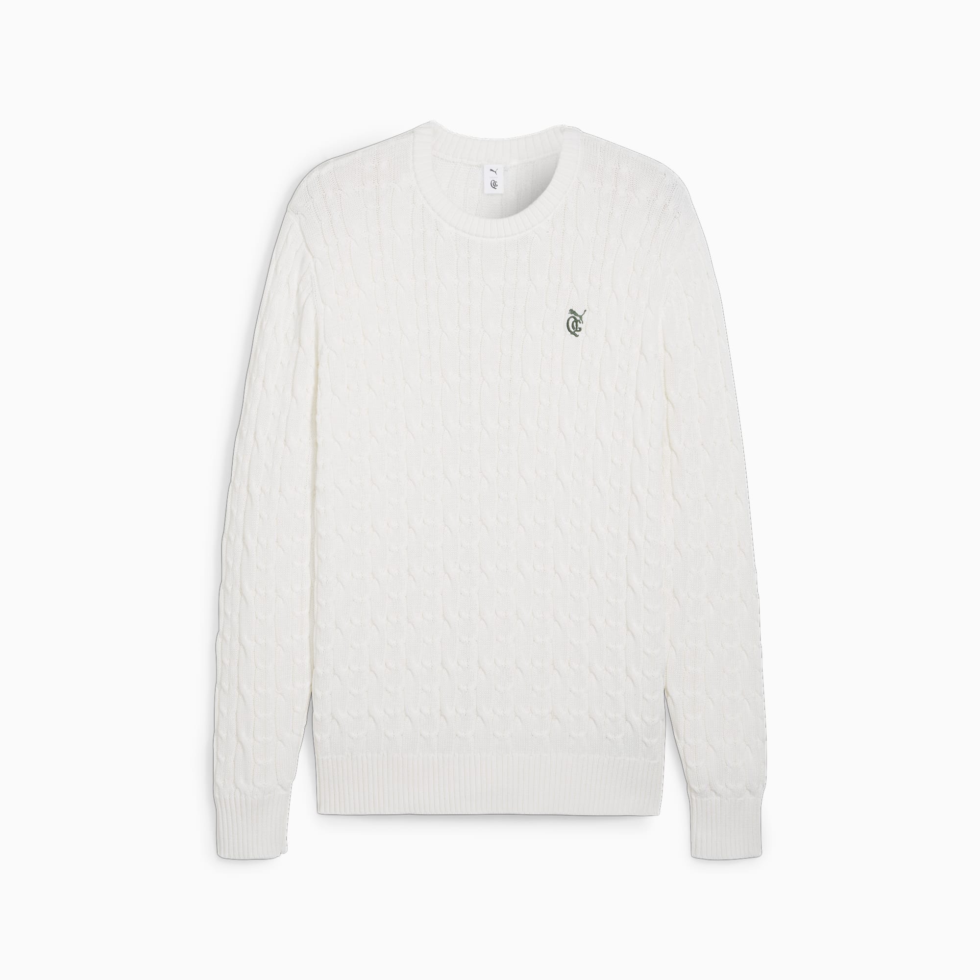 White golf sweater top
