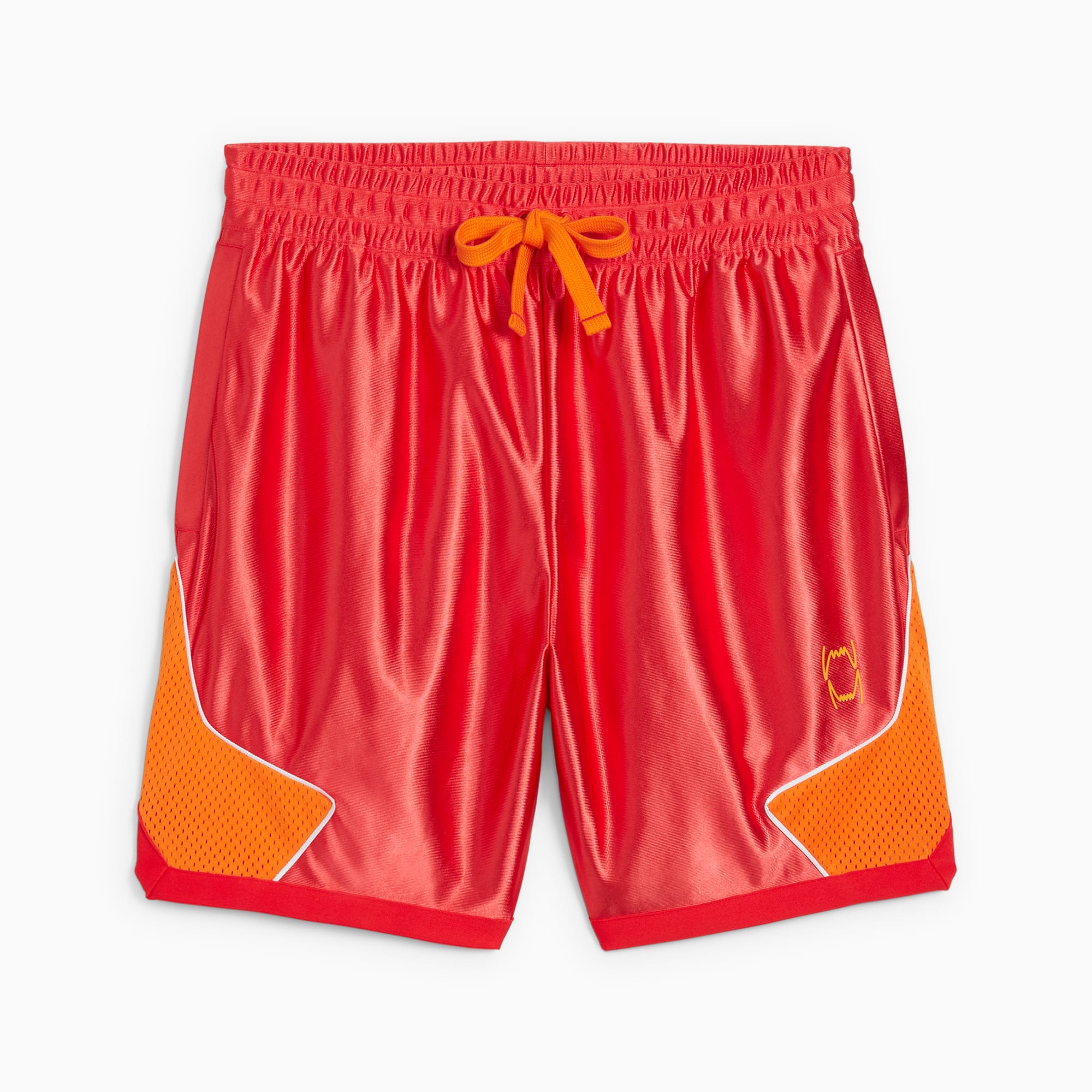 Orange puma shorts outlet
