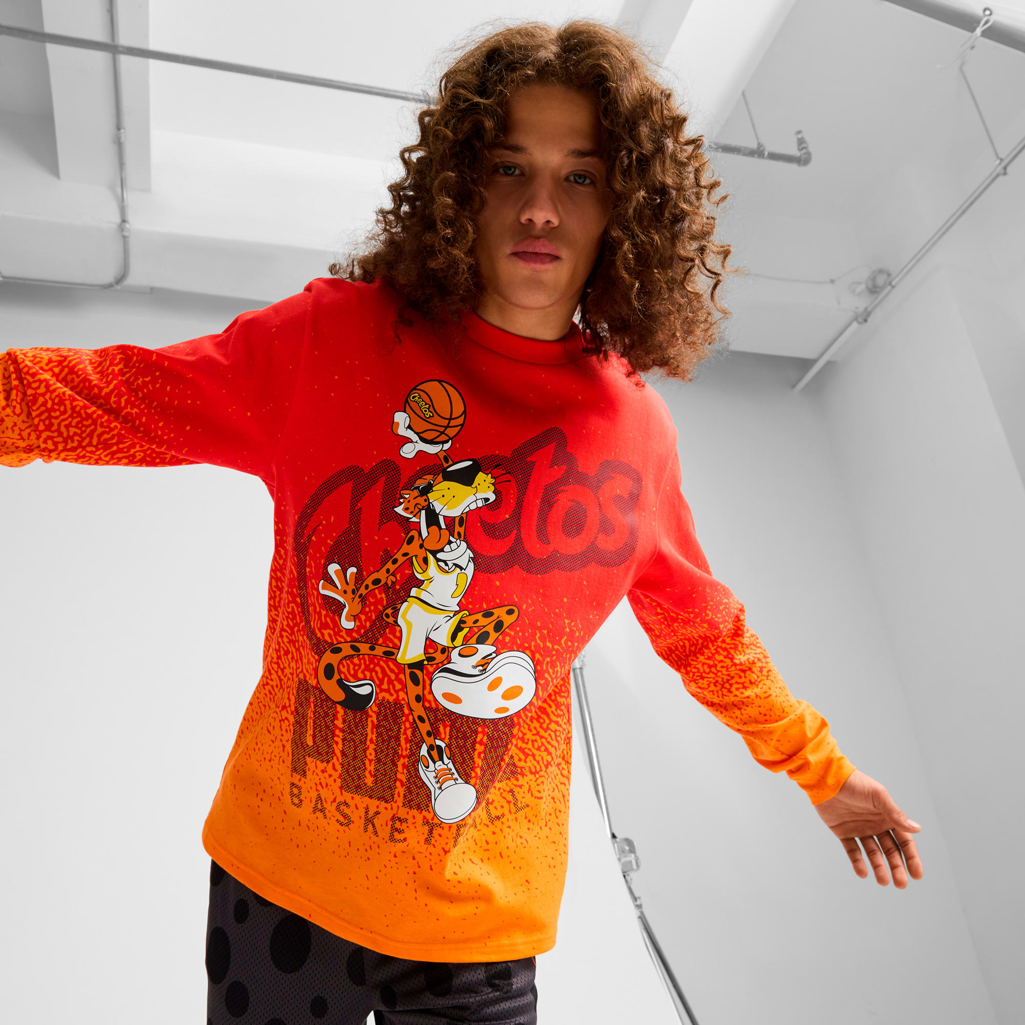 【数量限定】 PUMA PUMA | Tee Sleeve Long CHEETOS® x HOOPS ウェア