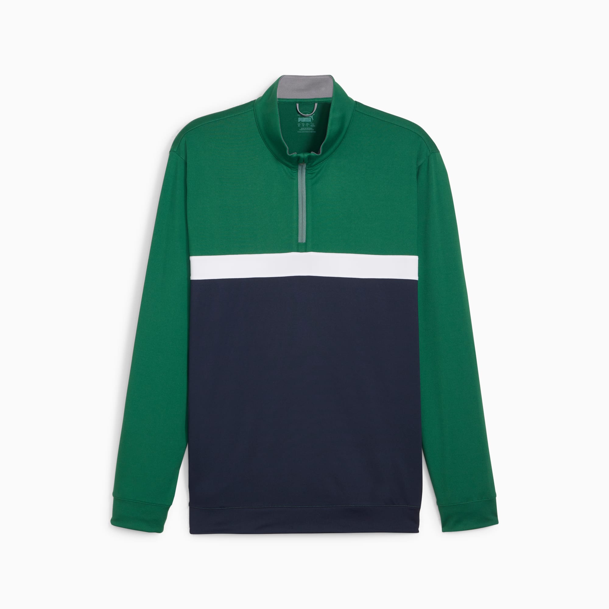 Jersey de golf de 1 4 cremallera Pure Colorblock para hombre PUMA