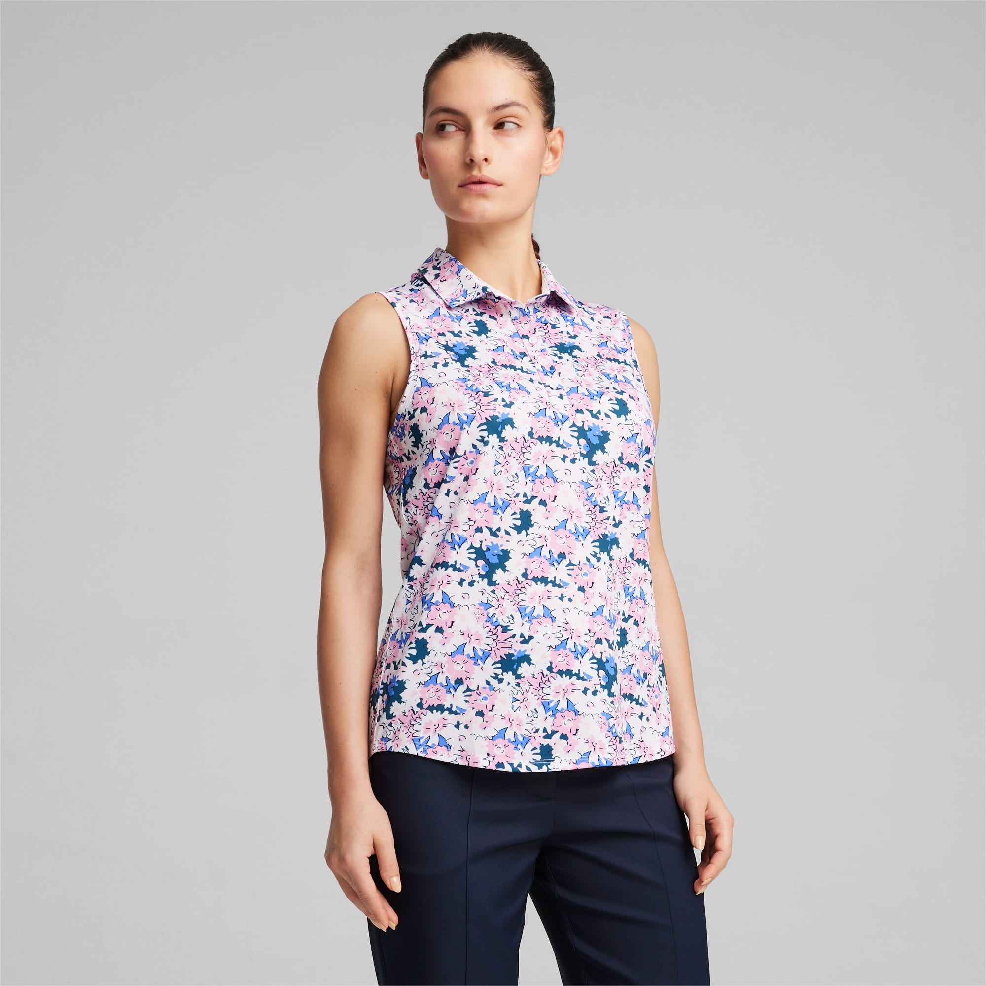 Polo de golf sans manches MATTR Bloom Femme