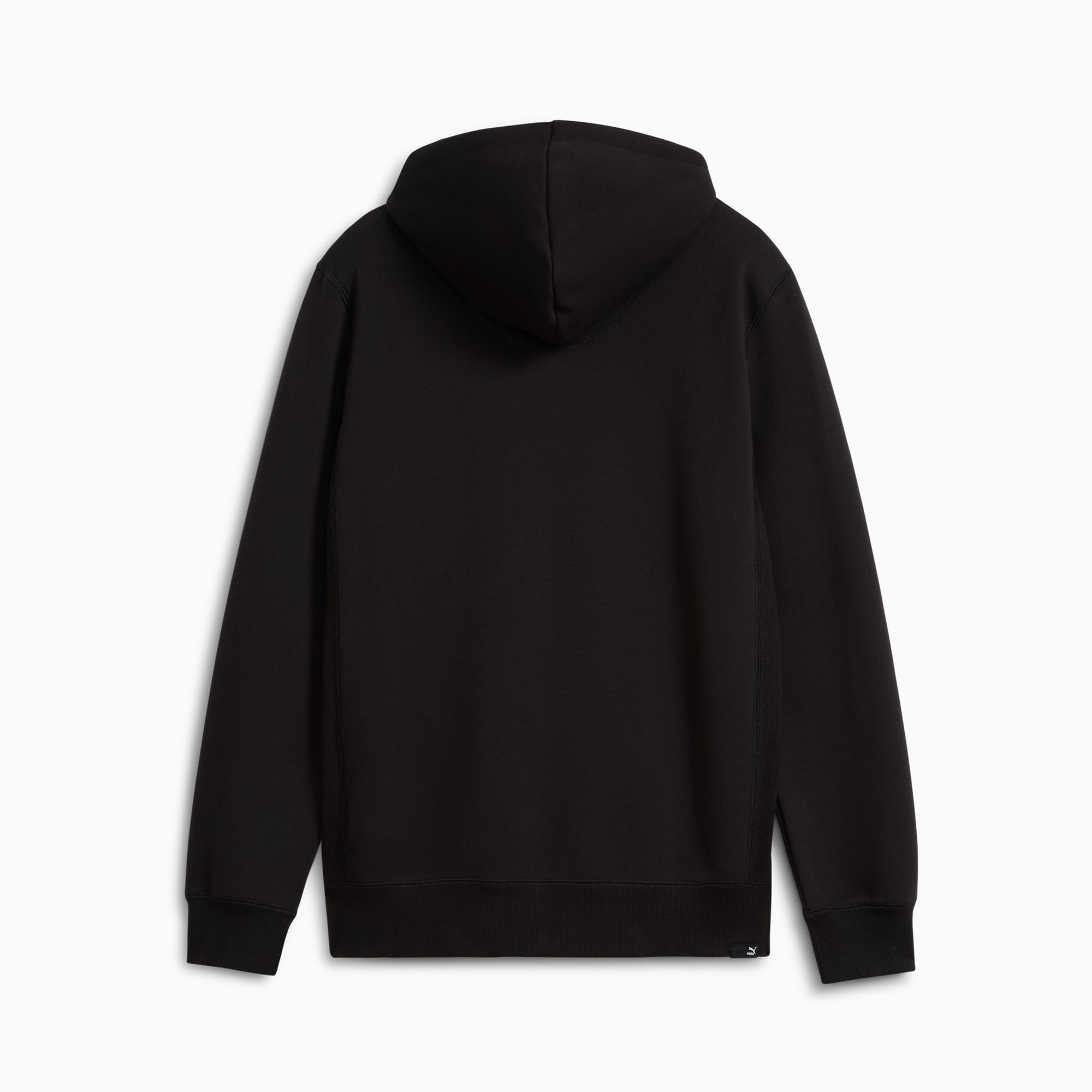 Black suede hoodie hot sale