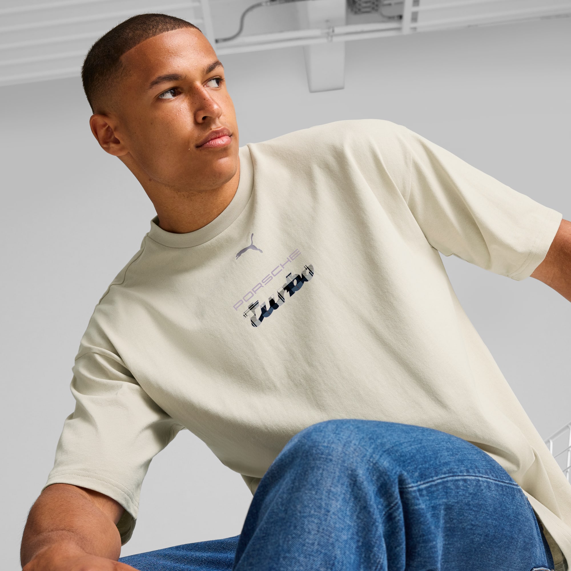 Porsche Legacy Statement Logo Men s Tee PUMA
