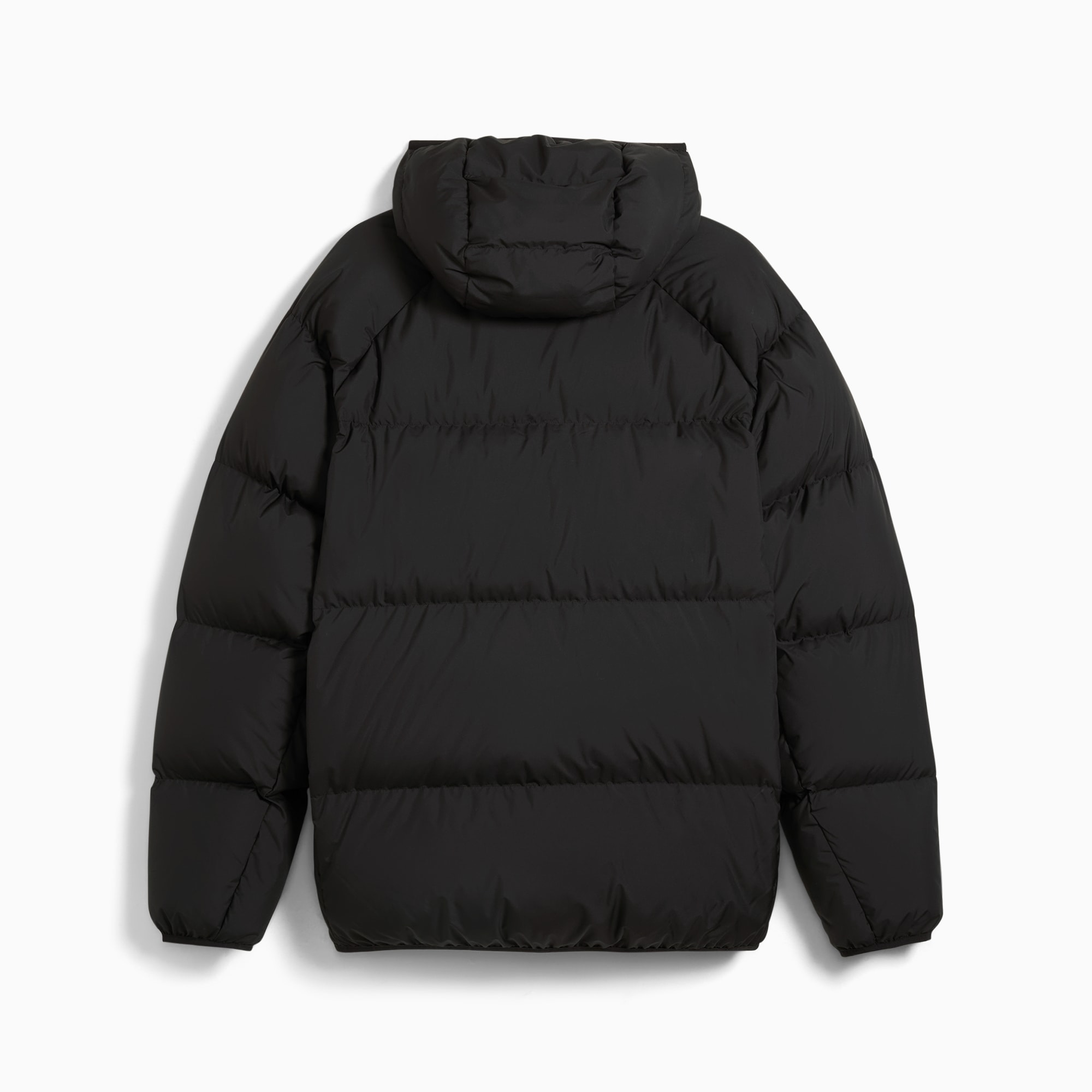 Puma down filled black jacket with hood discount