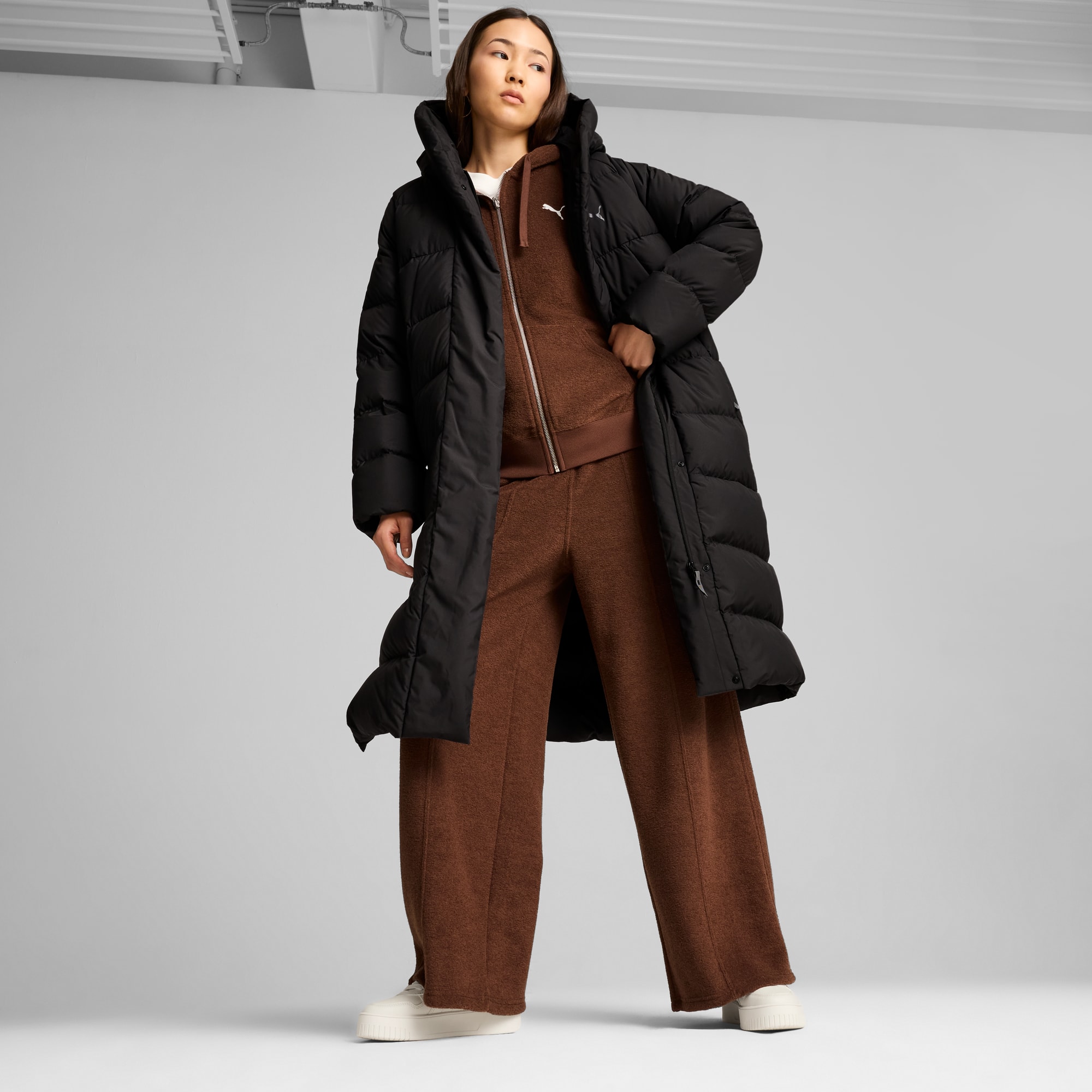 Long down jacket puma online