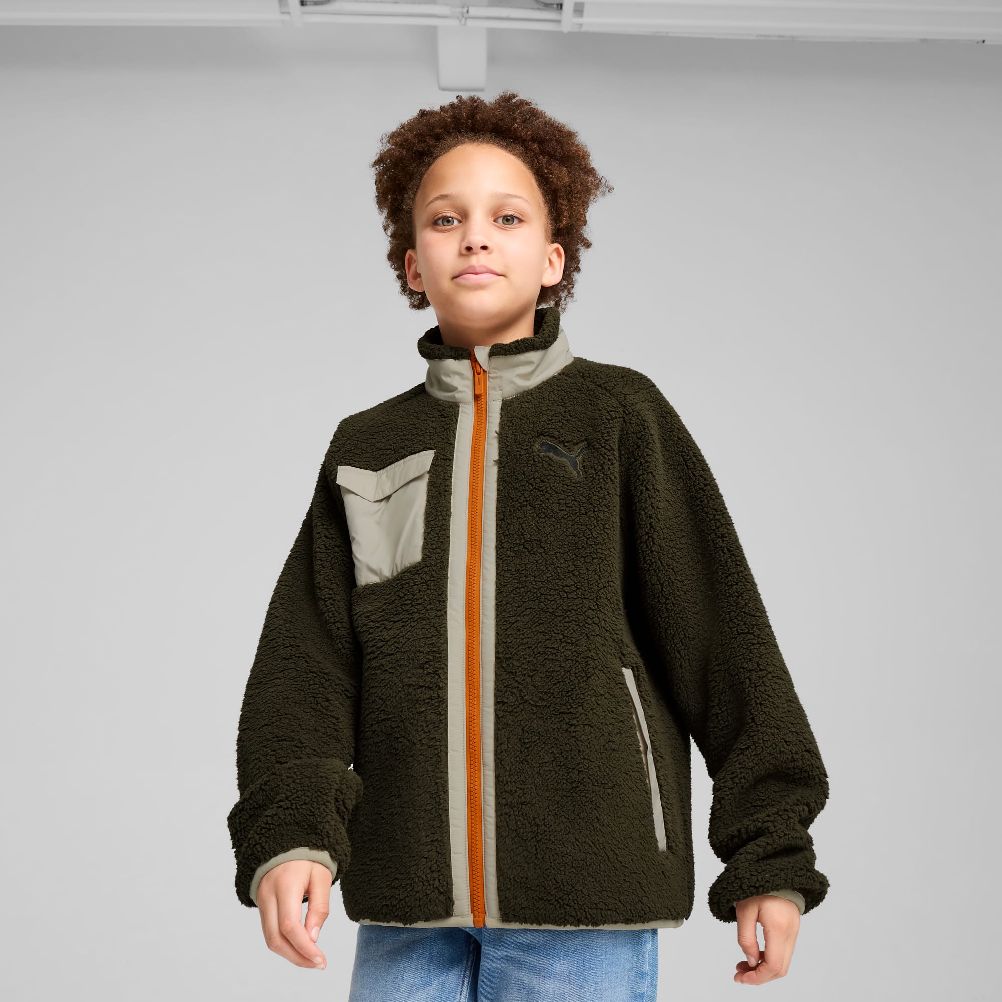 Youth sherpa jacket hot sale