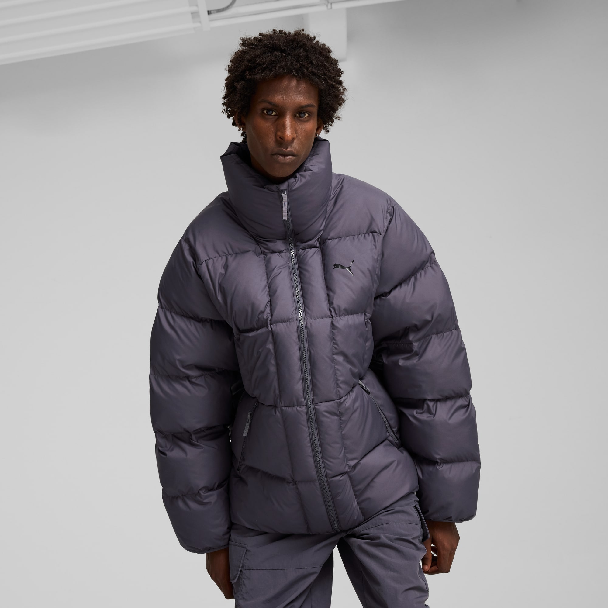 Puma puffer jacket mens top